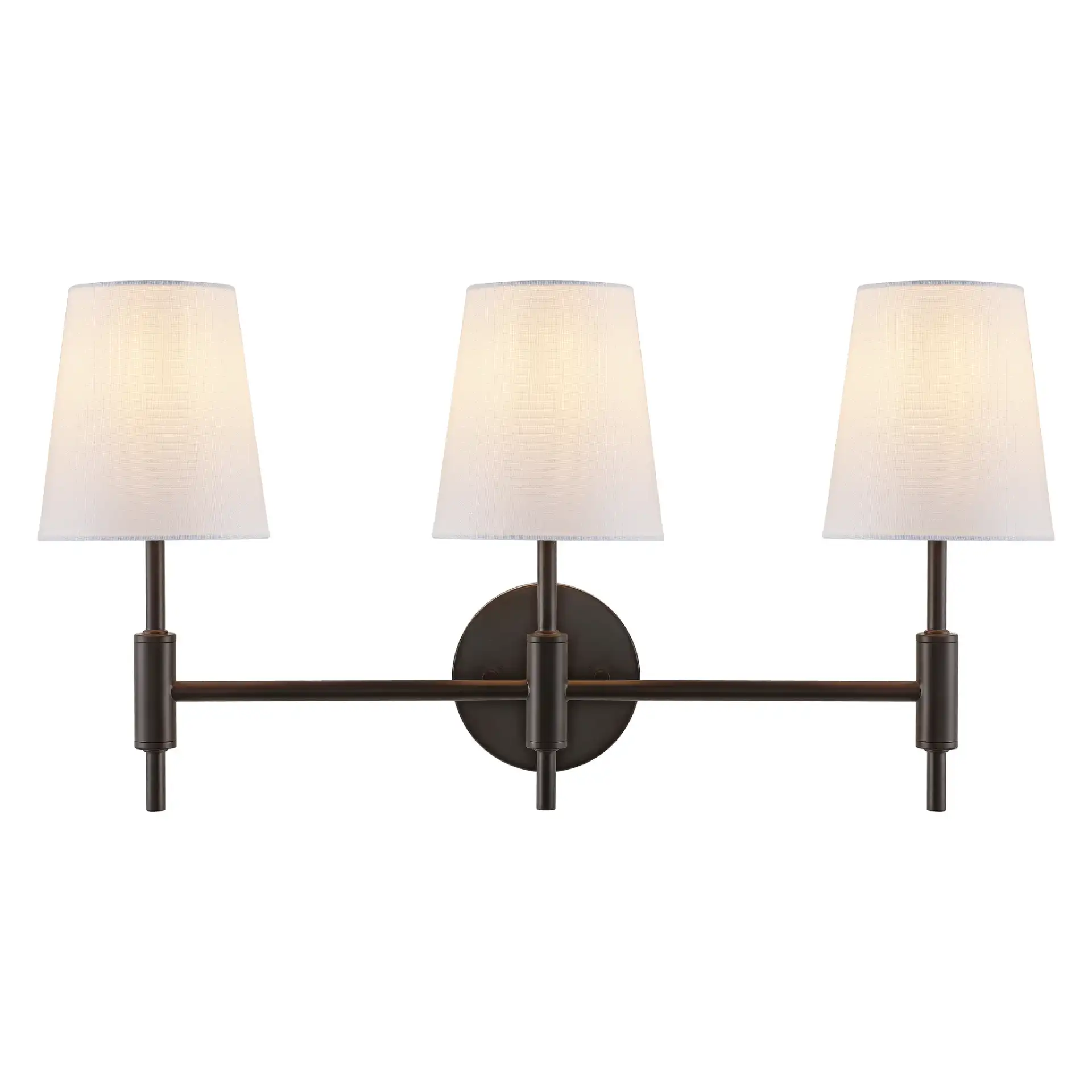 Darya Three-Light Wall Sconce in Black