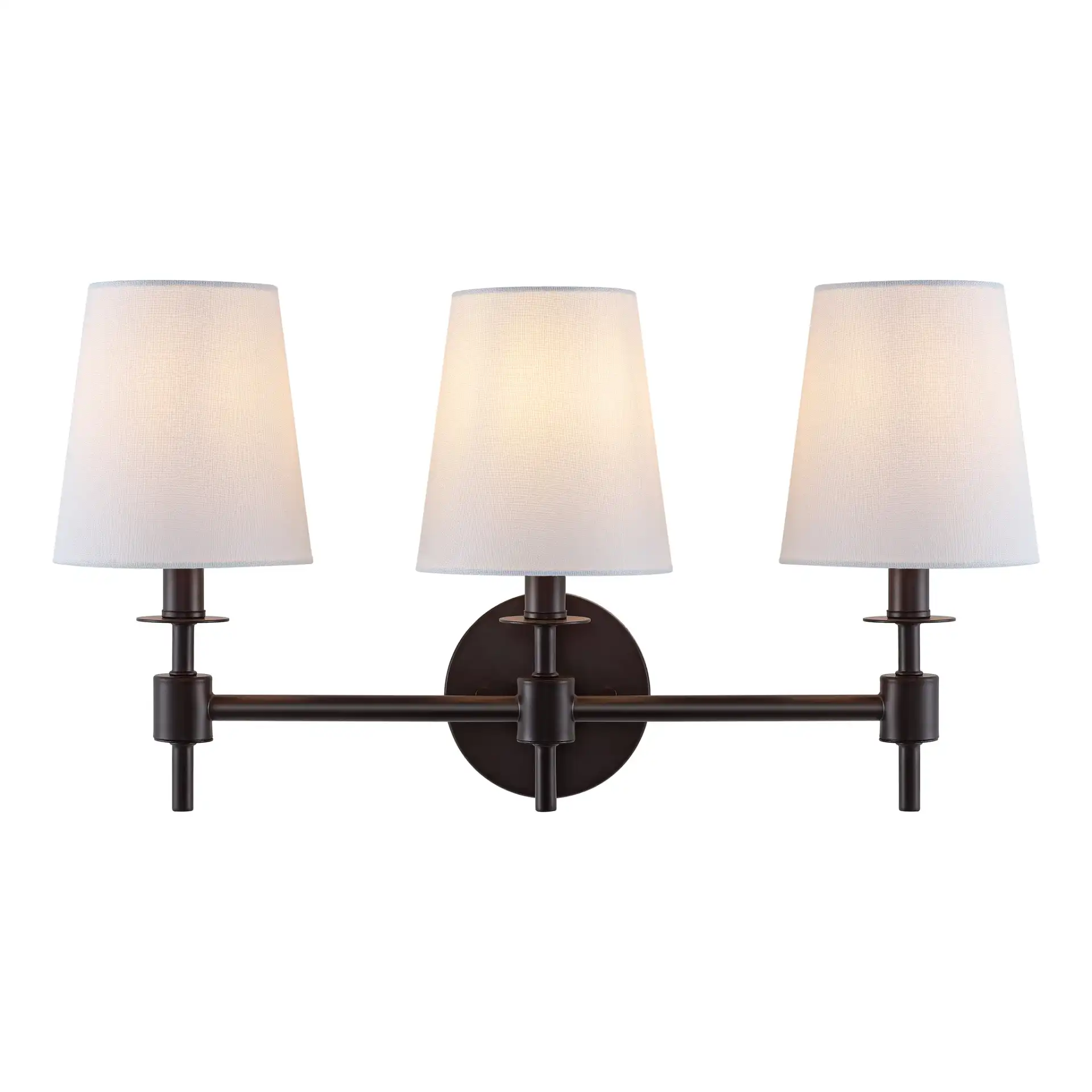 Davielle Three-Light Wall Sconce in Black
