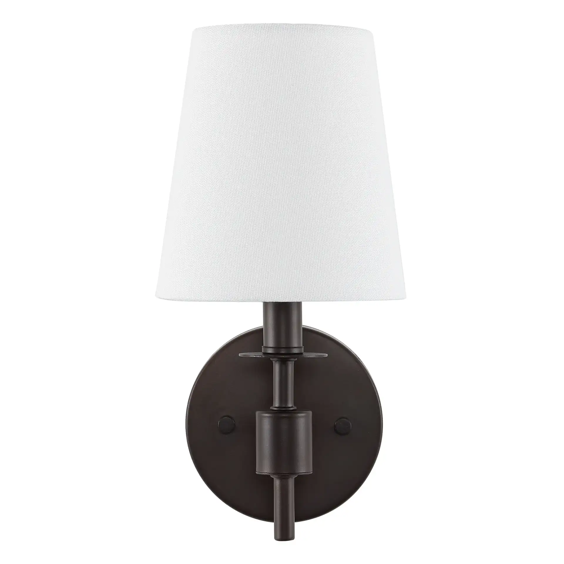 Dalany 7-Inch Wall Sconce (Set Of 2) in Black, detail view