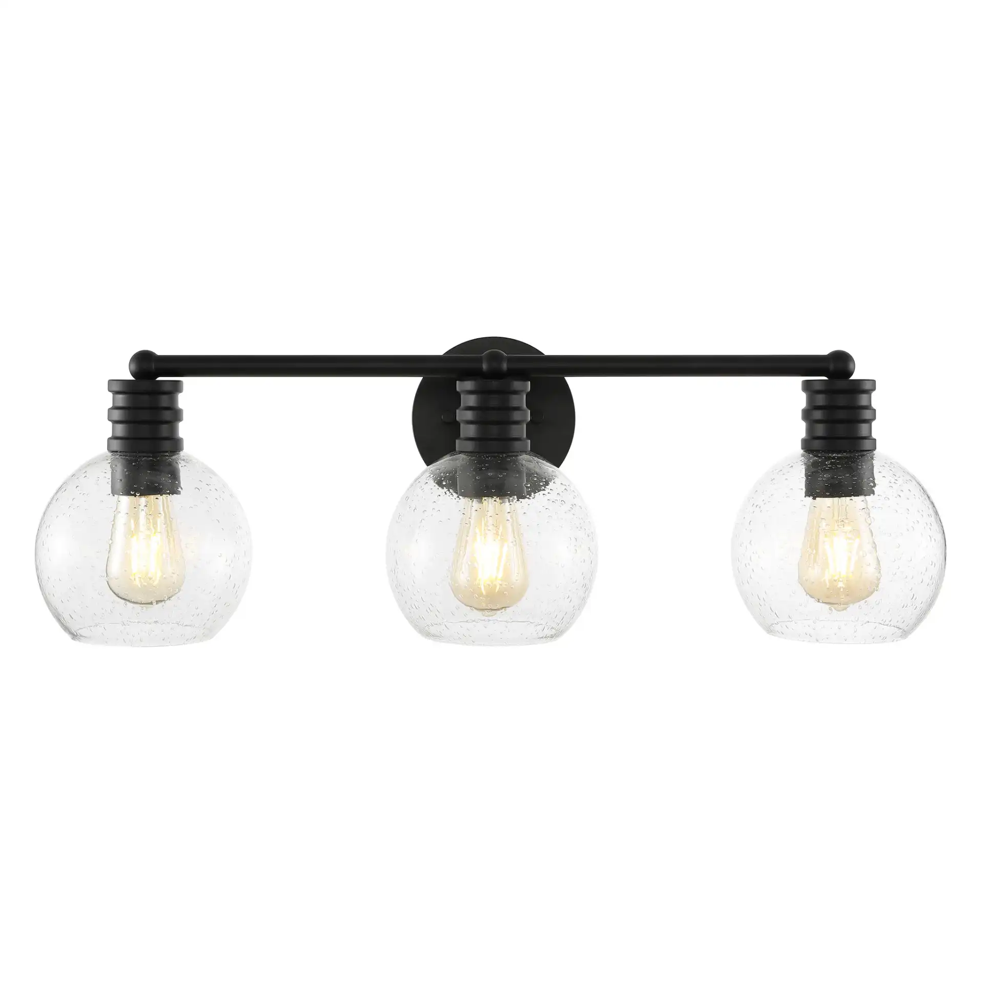 Sunetta Three-Light Sconce in Black
