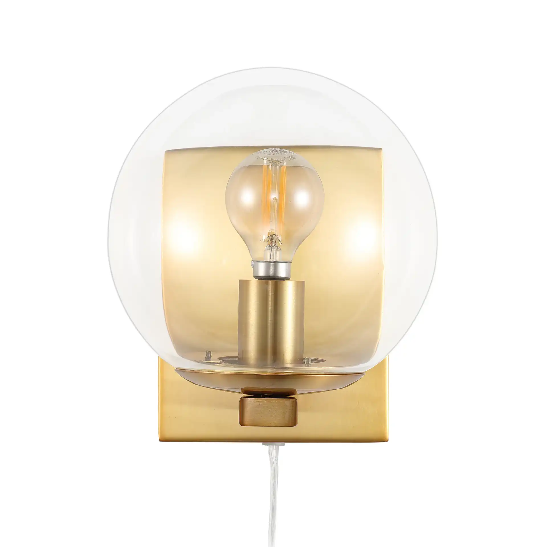 Jurosa Wall Sconce (Set Of 2) in Brass, detail view