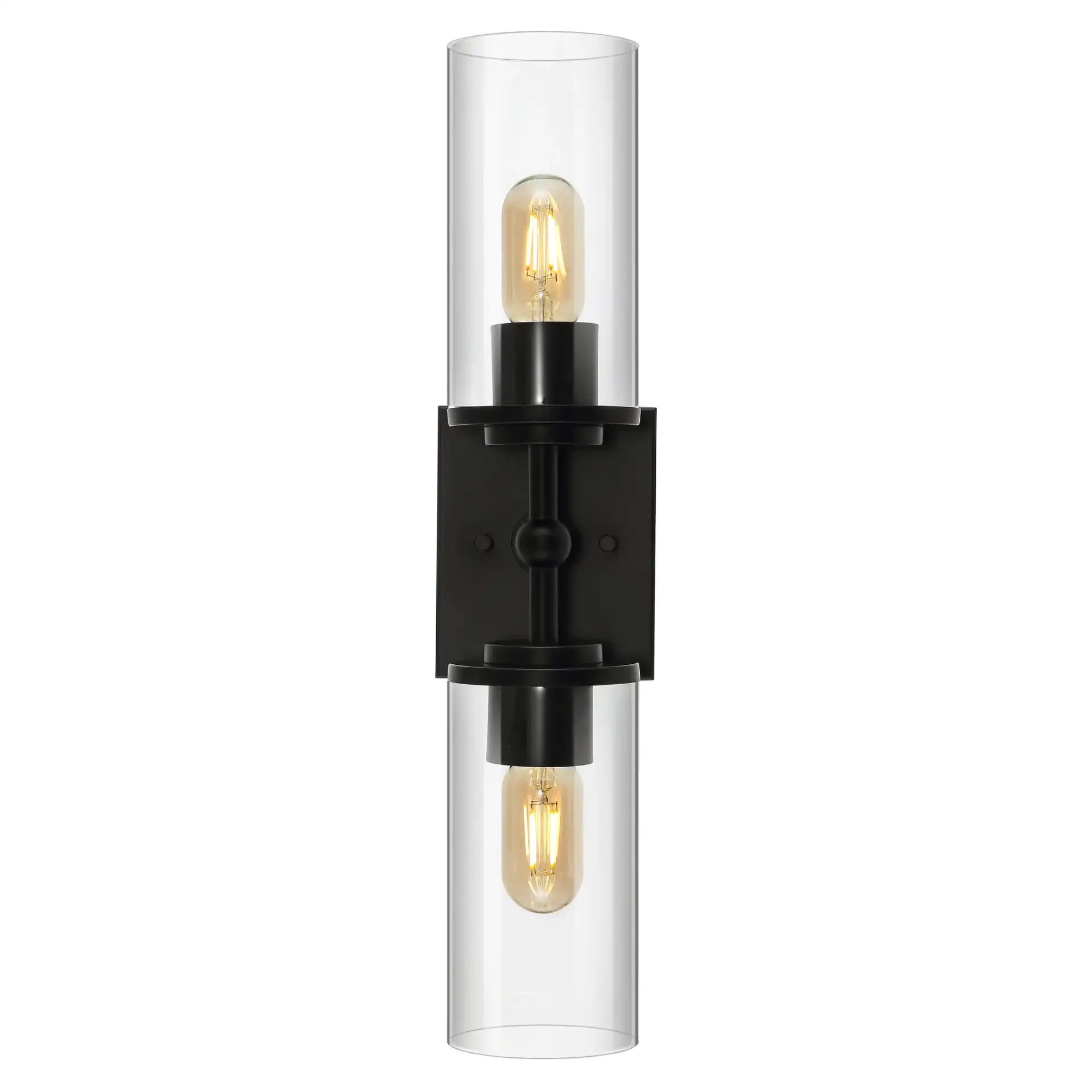 Lolita Two-Light 6" Wall Sconce in Black