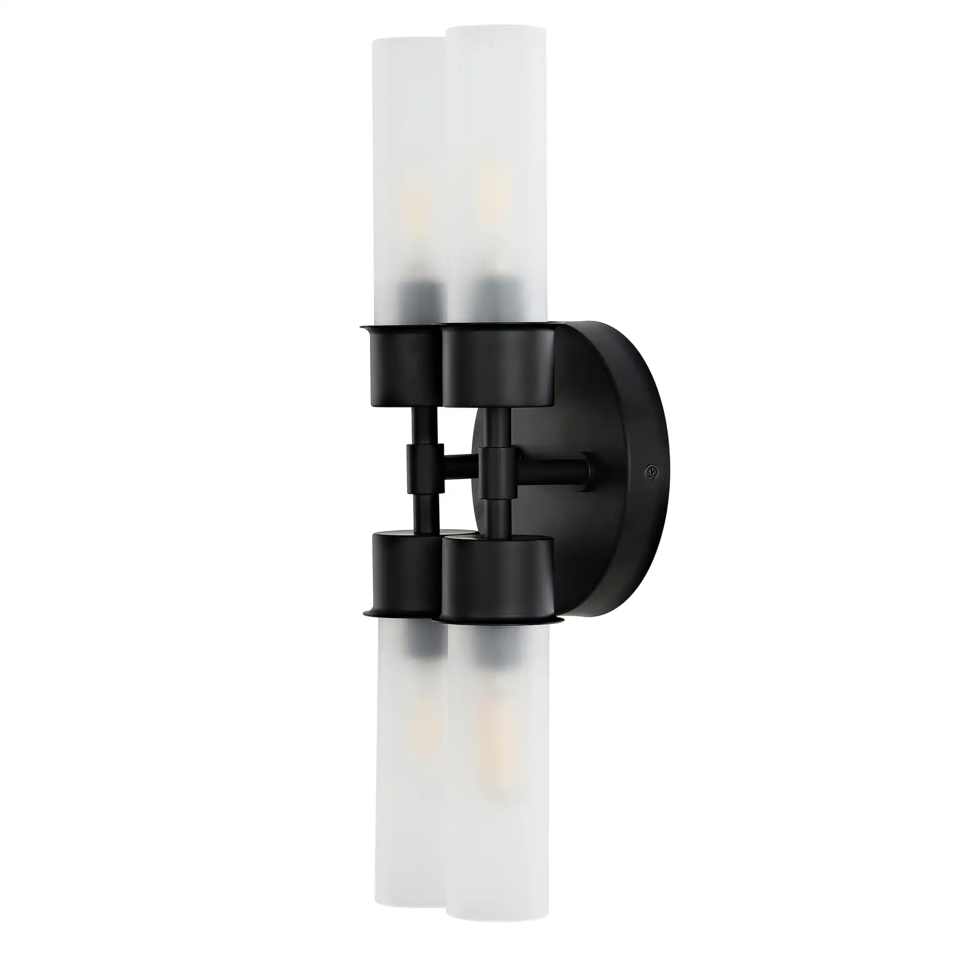 Joli Four-Light Wall Sconce in Black, detail view