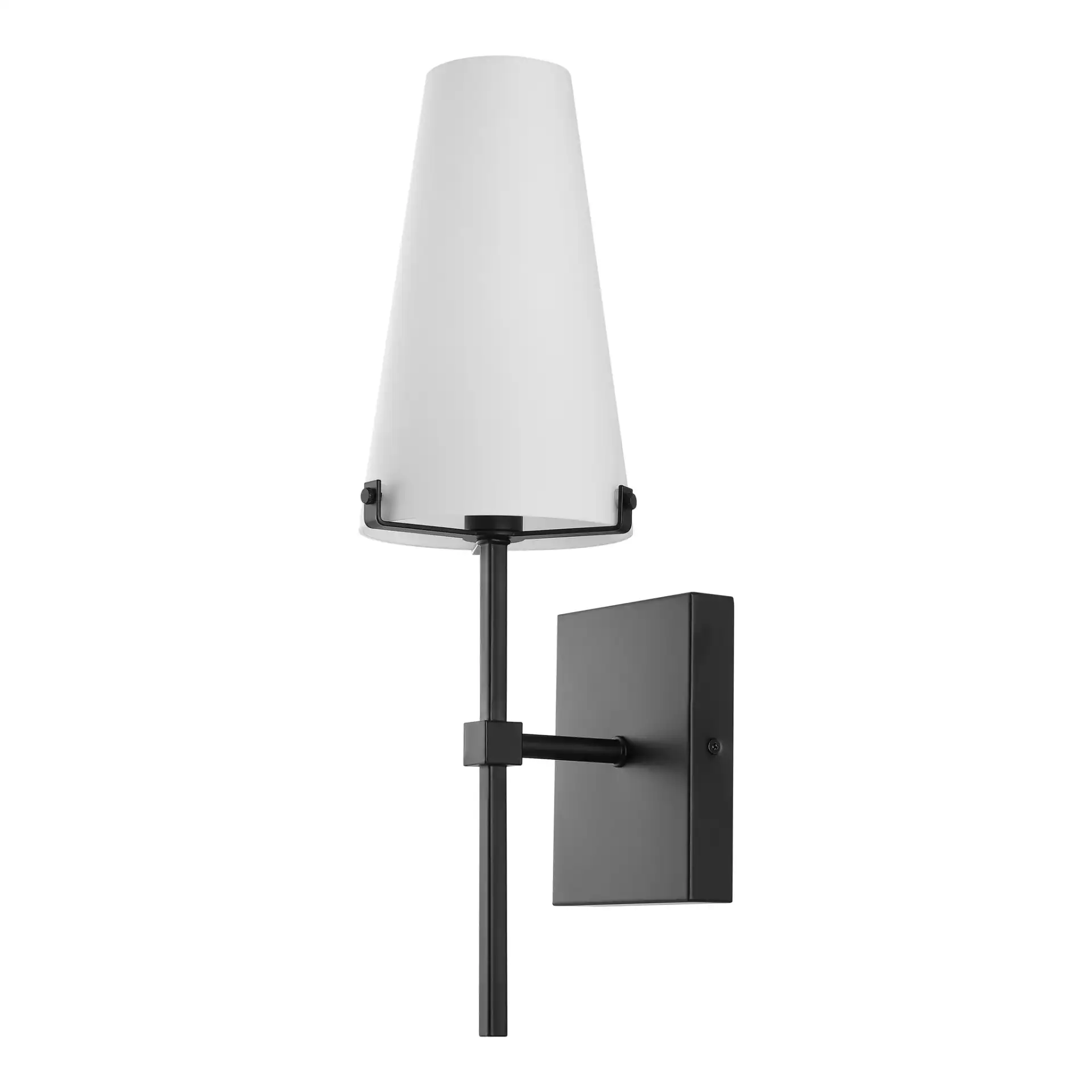 Nanda Wall Sconce in Black, detail view