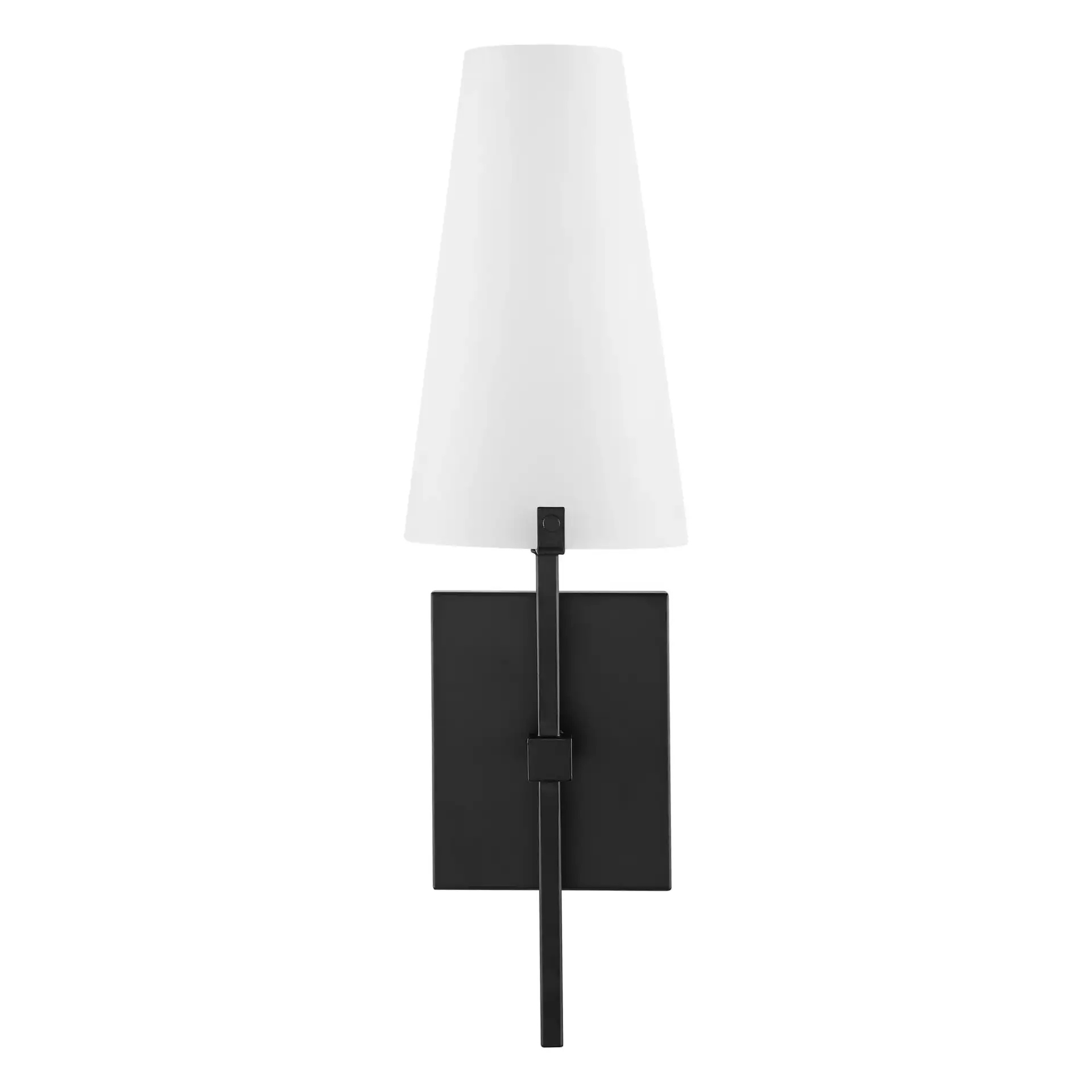 Nanda Wall Sconce in Black, detail view