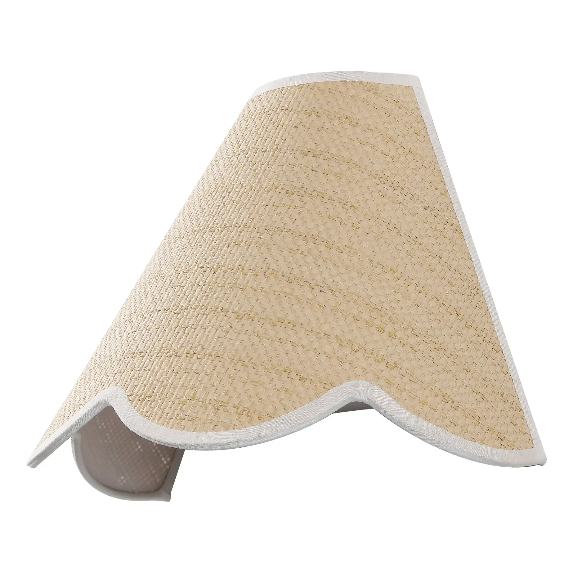 Myka Wall Sconce in Natural / White, detail view