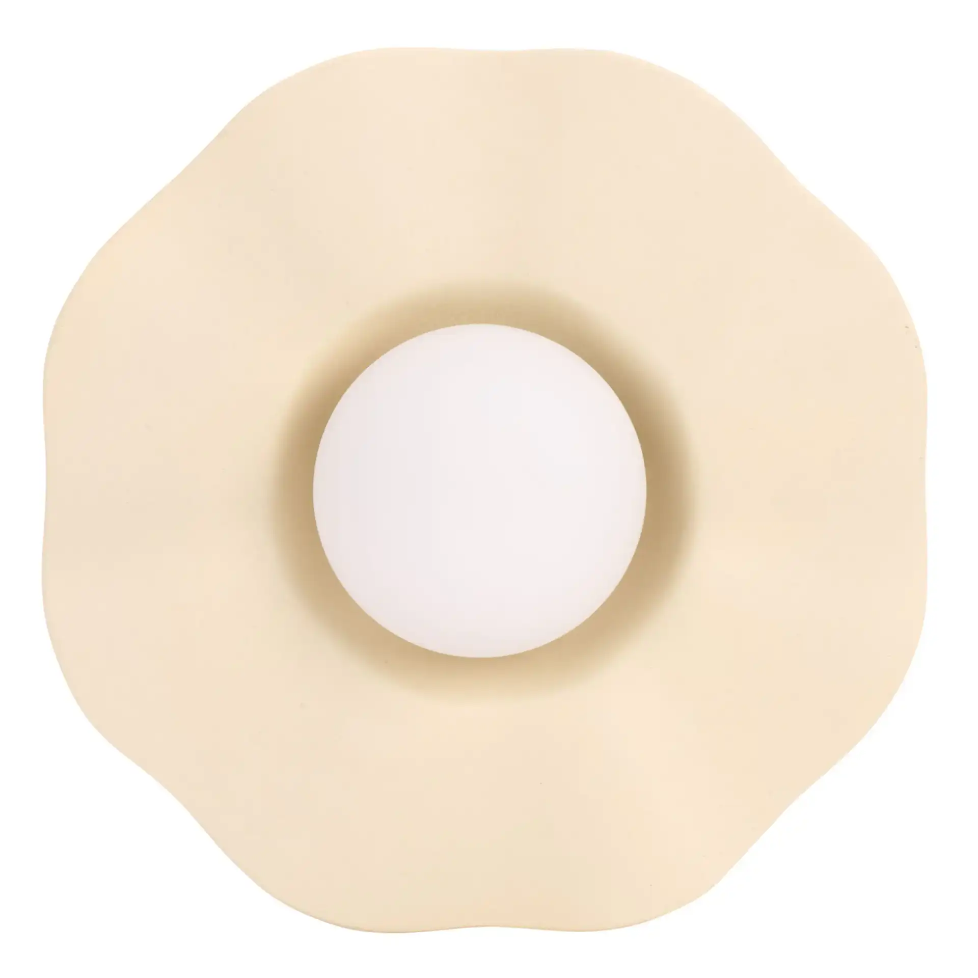 Renza Wall Sconce in Ivory, detail view