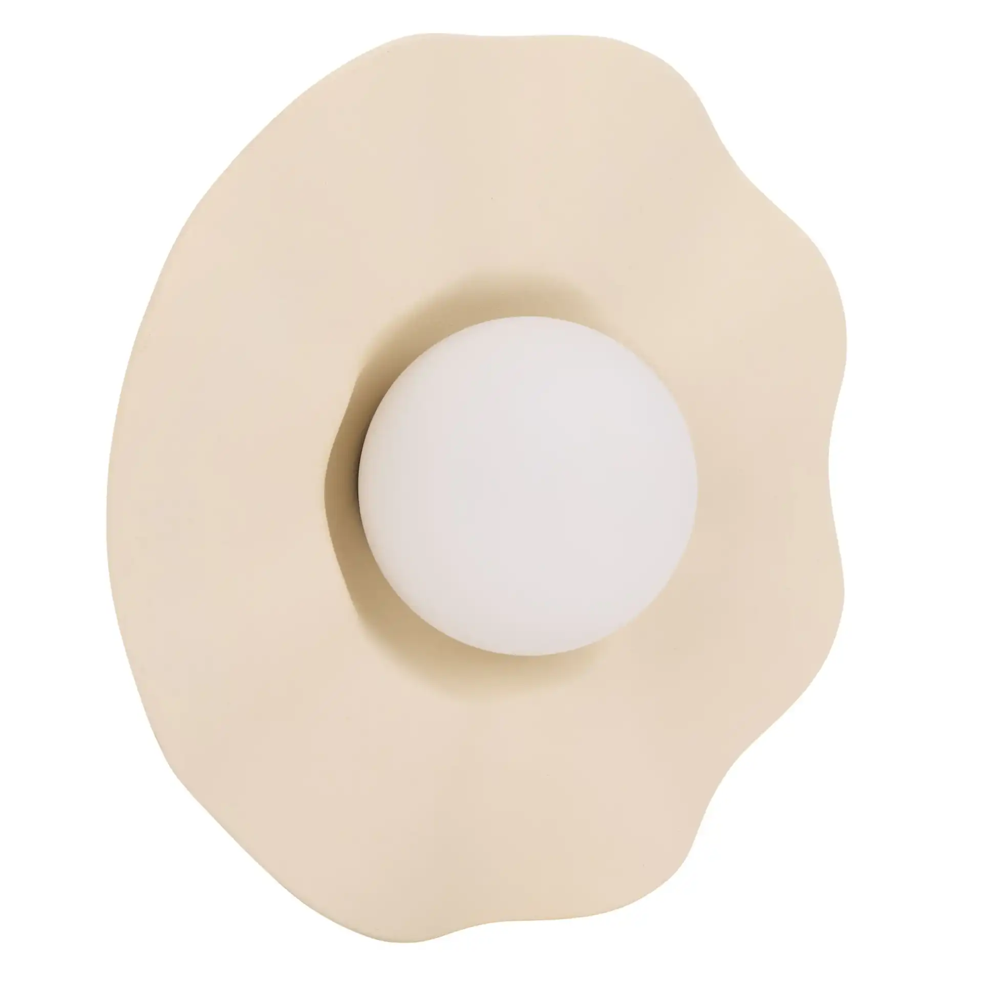Renza Wall Sconce in Ivory, detail view