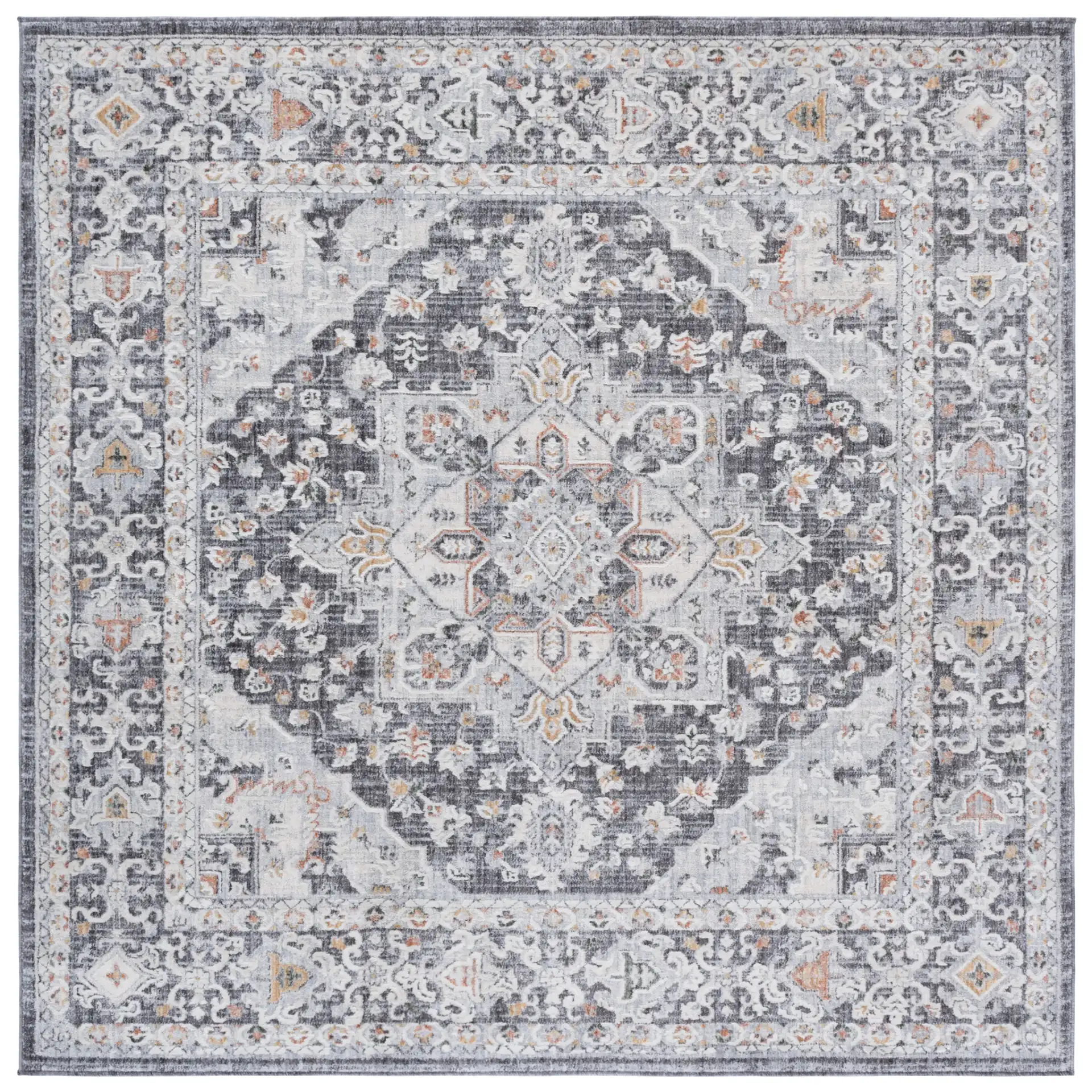 Dark Gray / Ivory Rust