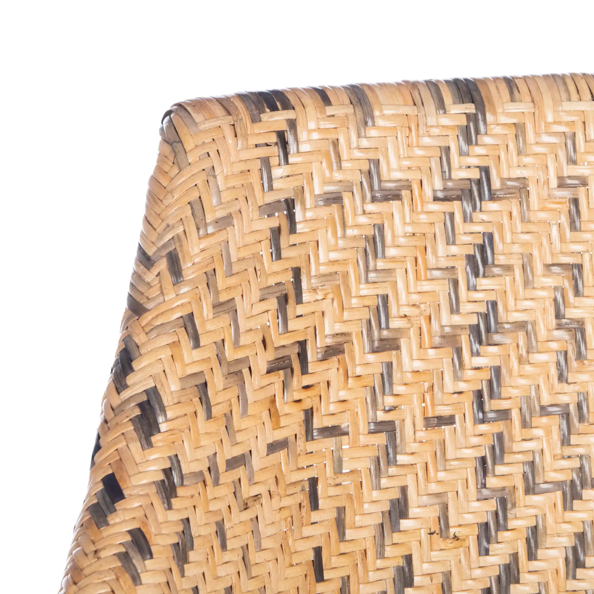 Carlo Arm Chair in Brown in a styled room