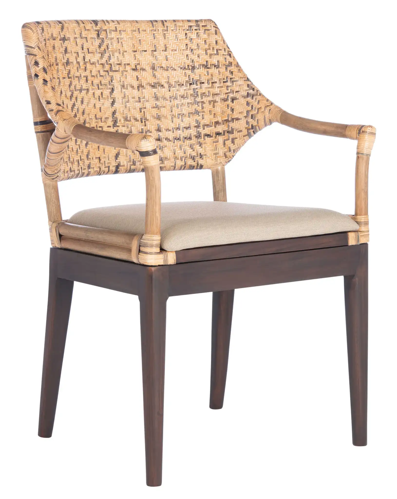 Carlo Arm Chair in Brown