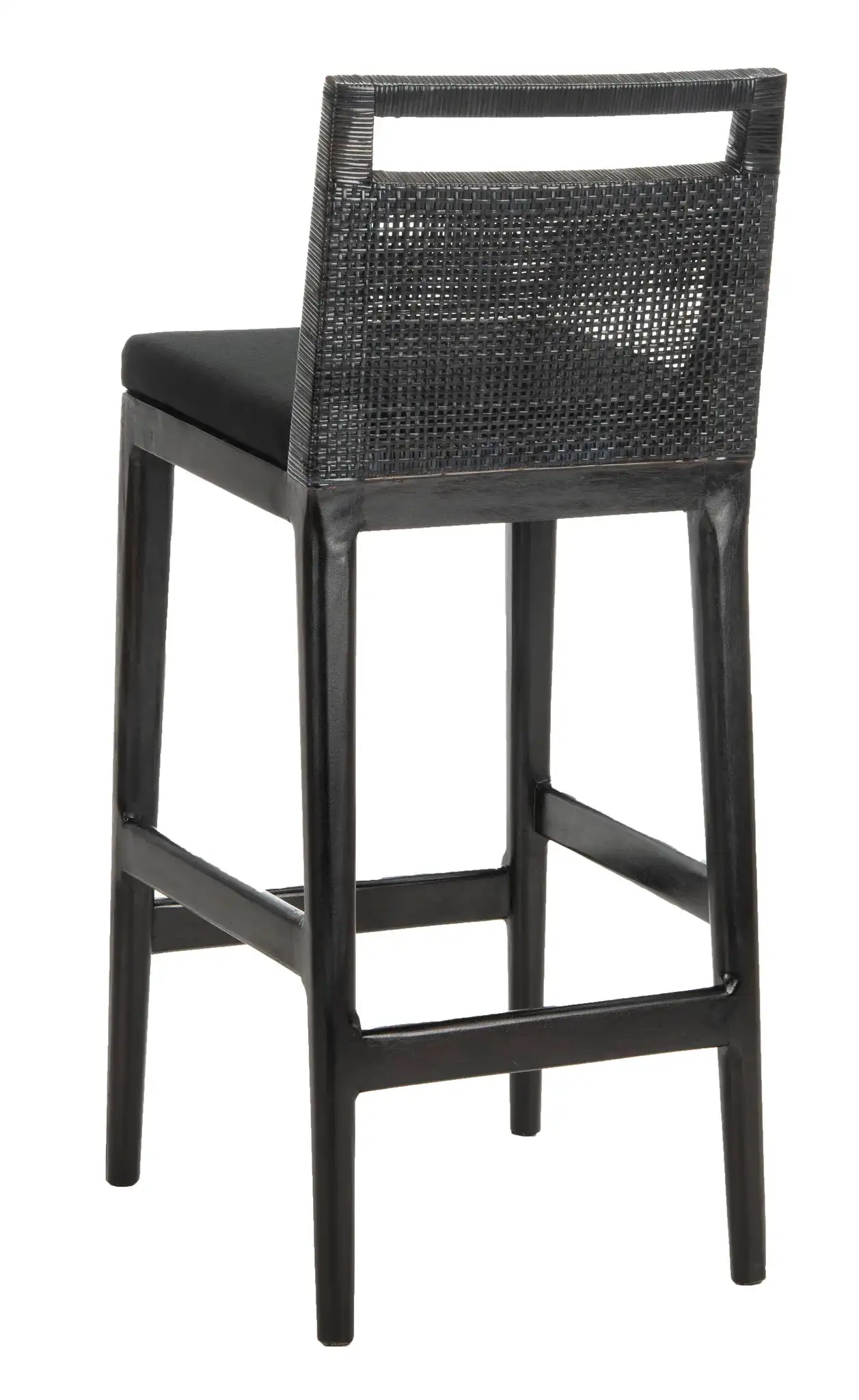 Darin Barstool in Dark Brown / Black, detail view