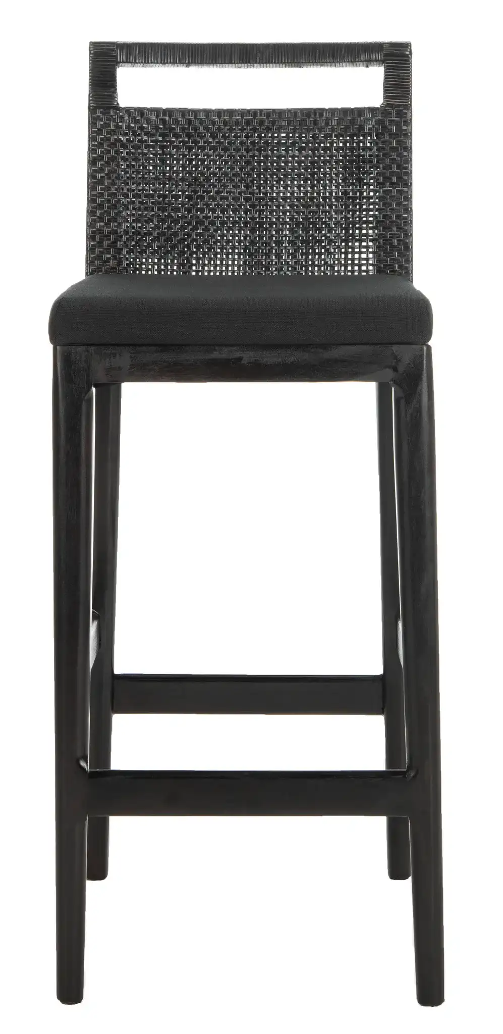 Darin Barstool in Dark Brown / Black, detail view