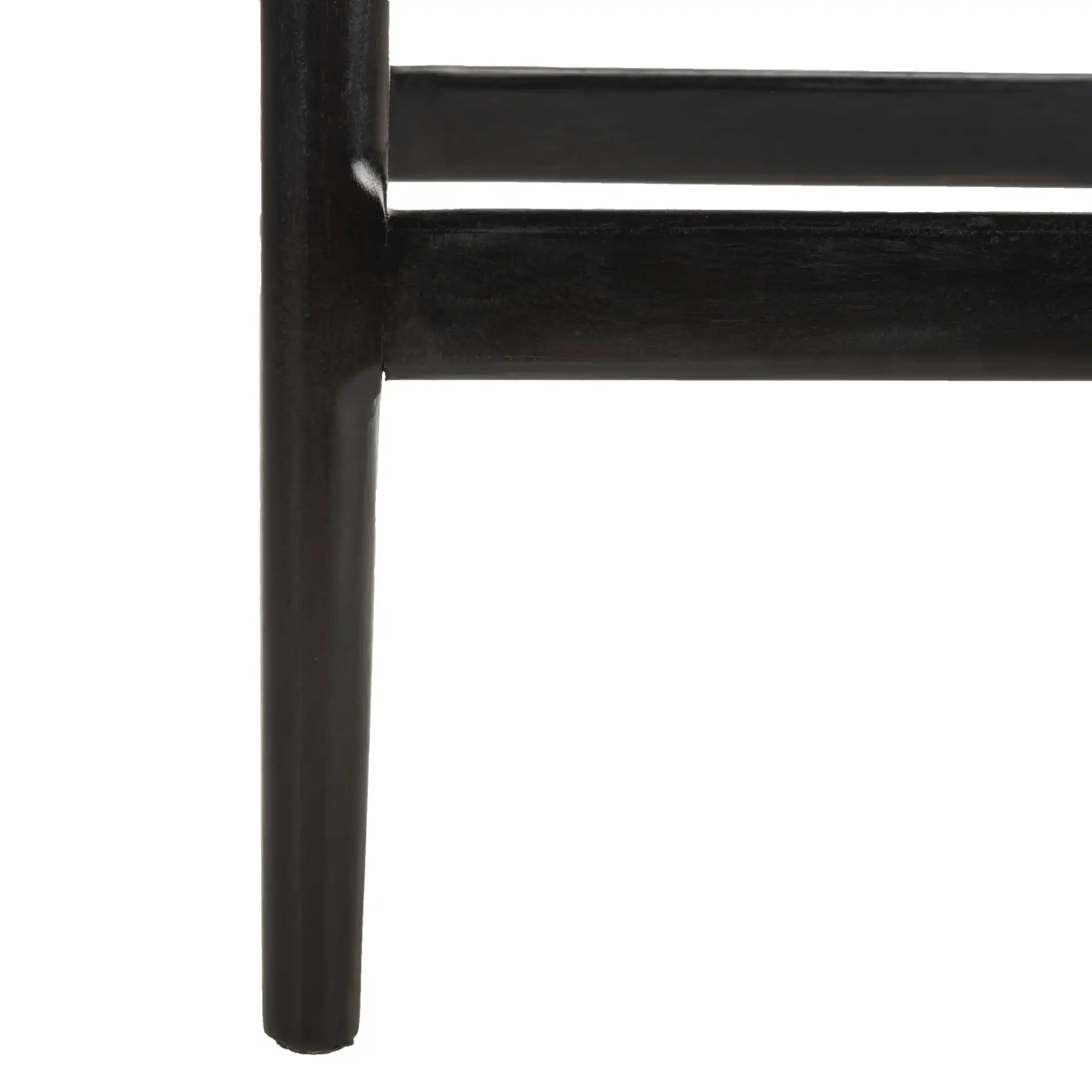 Darin Barstool in Dark Brown / Black, detail view