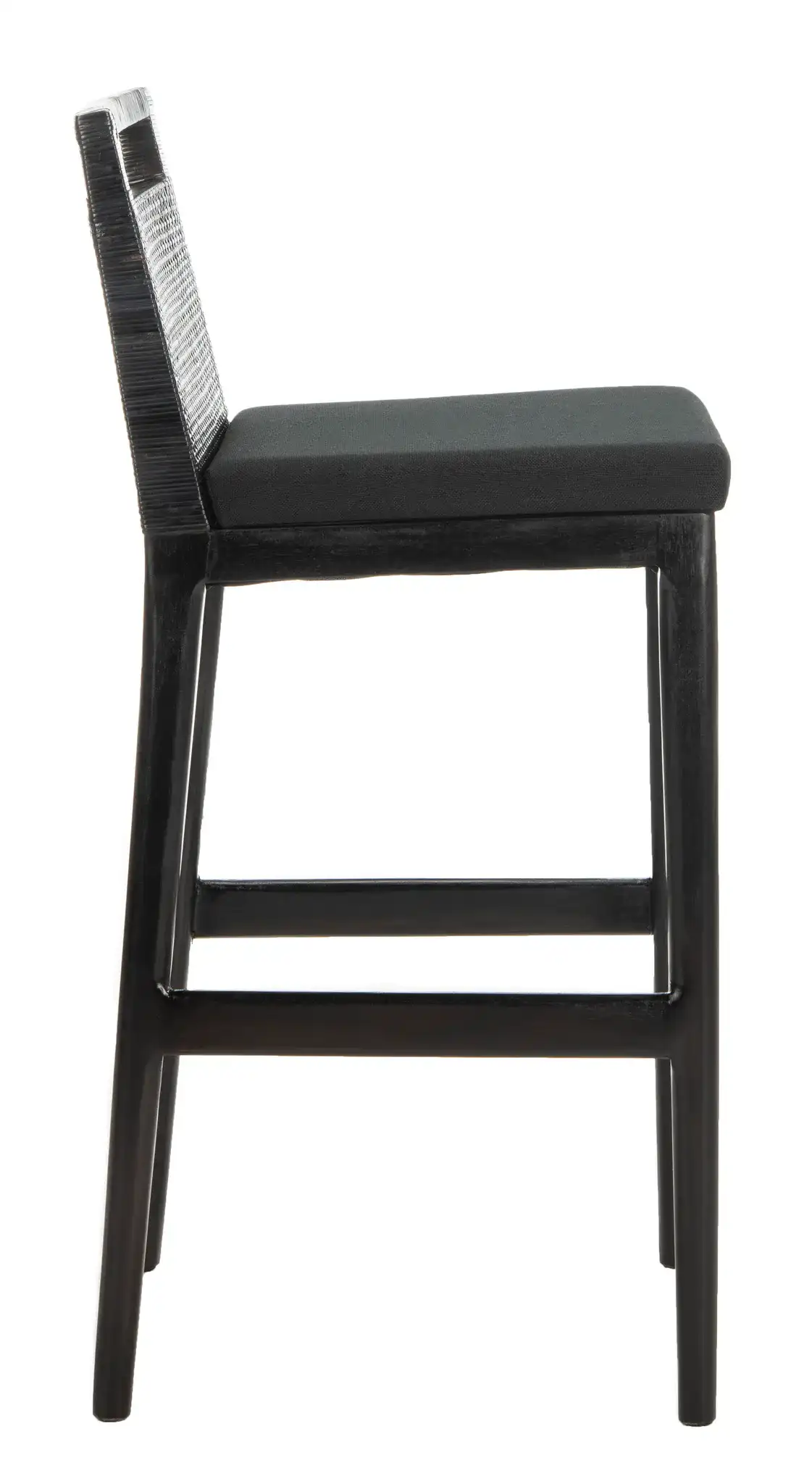 Darin Barstool in Dark Brown / Black, detail view