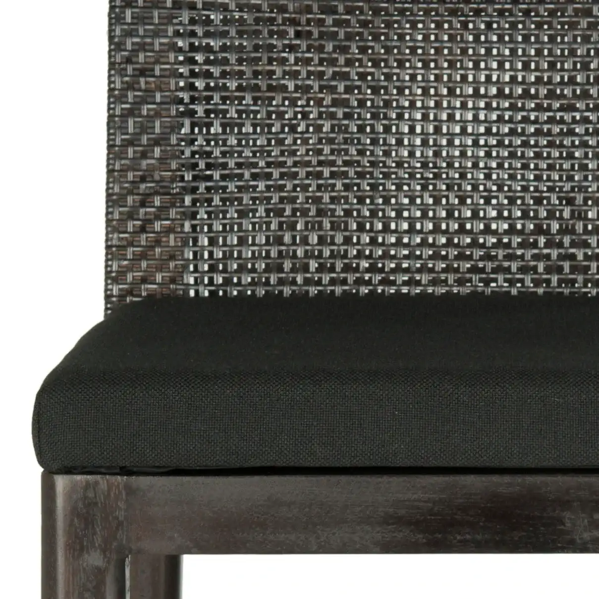 Darin Barstool in Dark Brown / Black, detail view