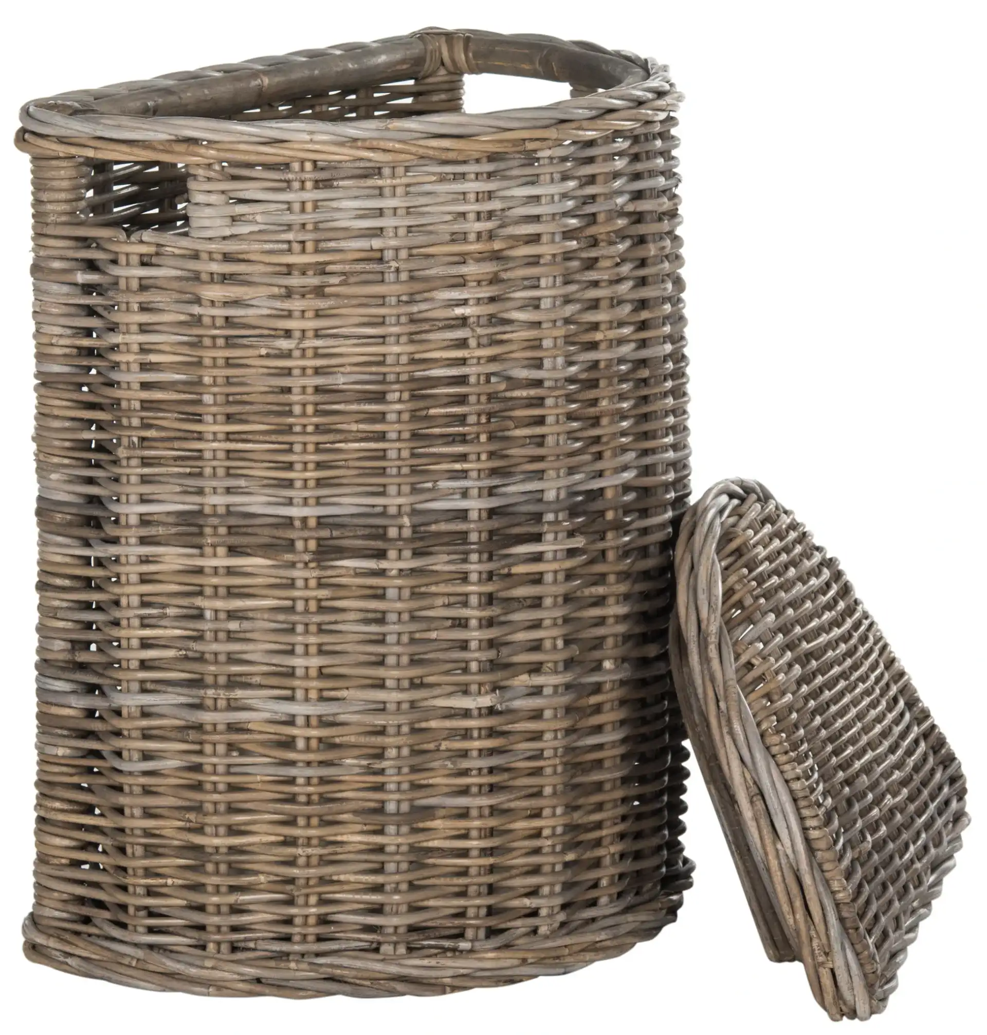 Damari Hamper in Gray, detail view