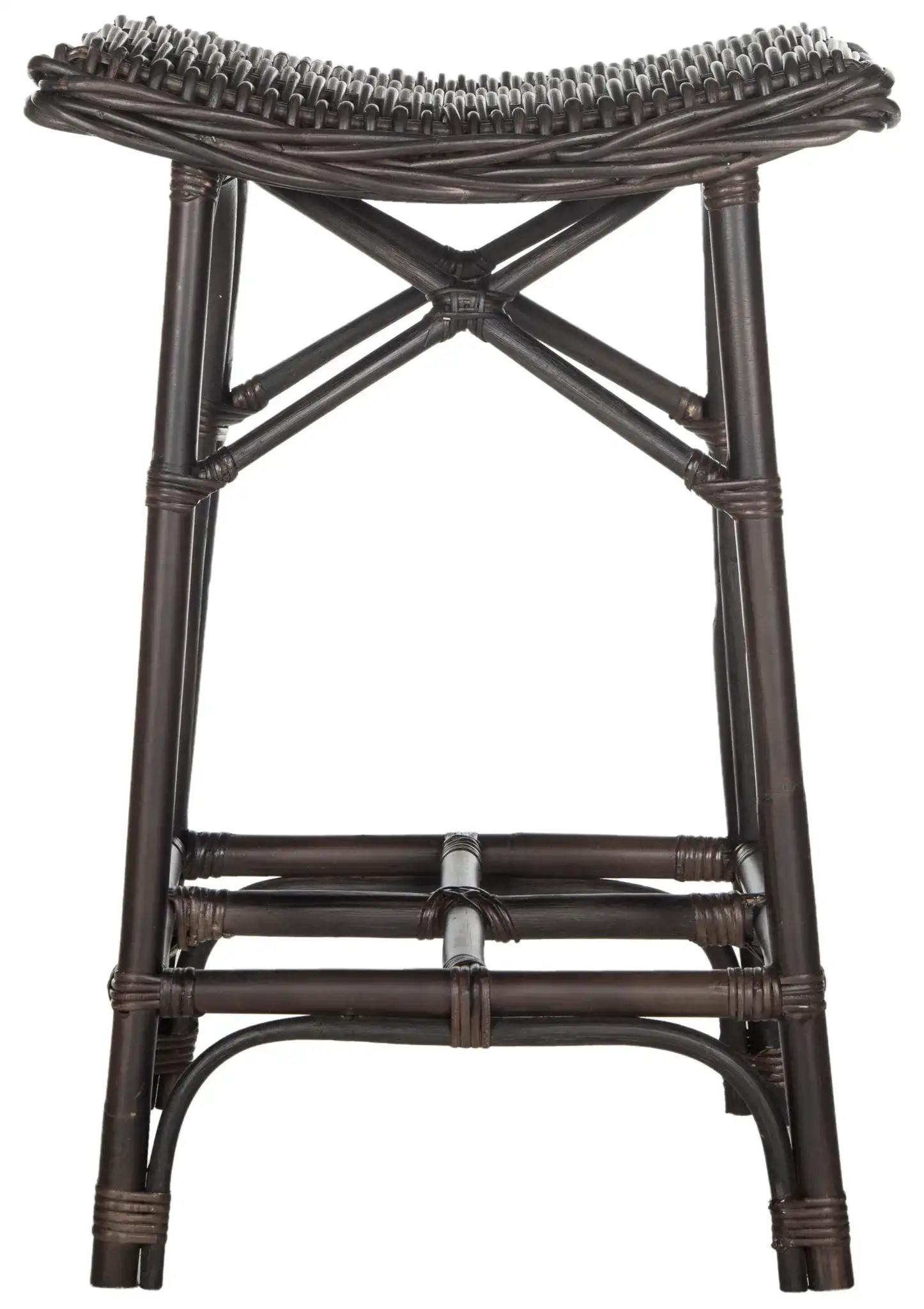 Amara Stool in Brown, detail view