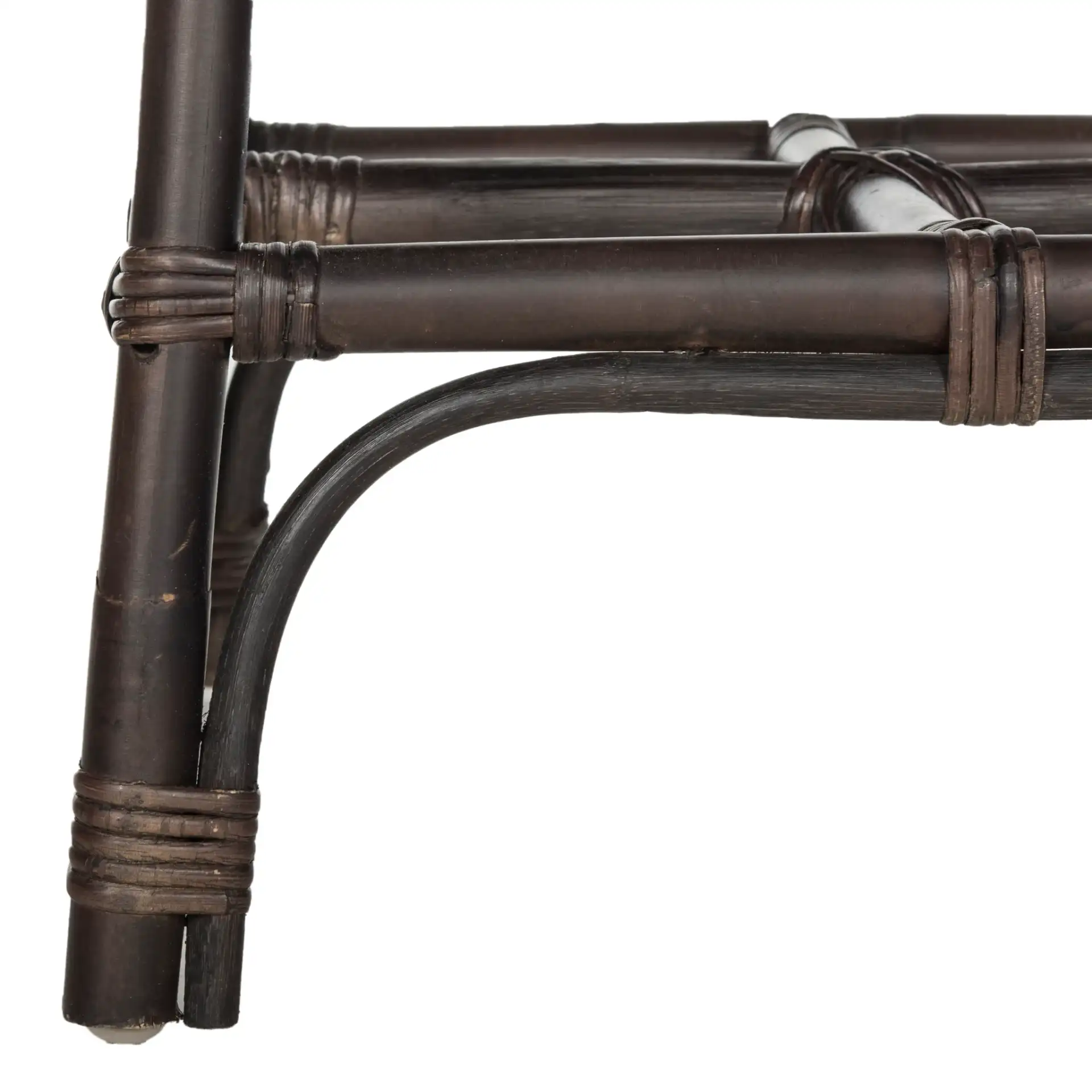 Amara Stool in Brown, detail view