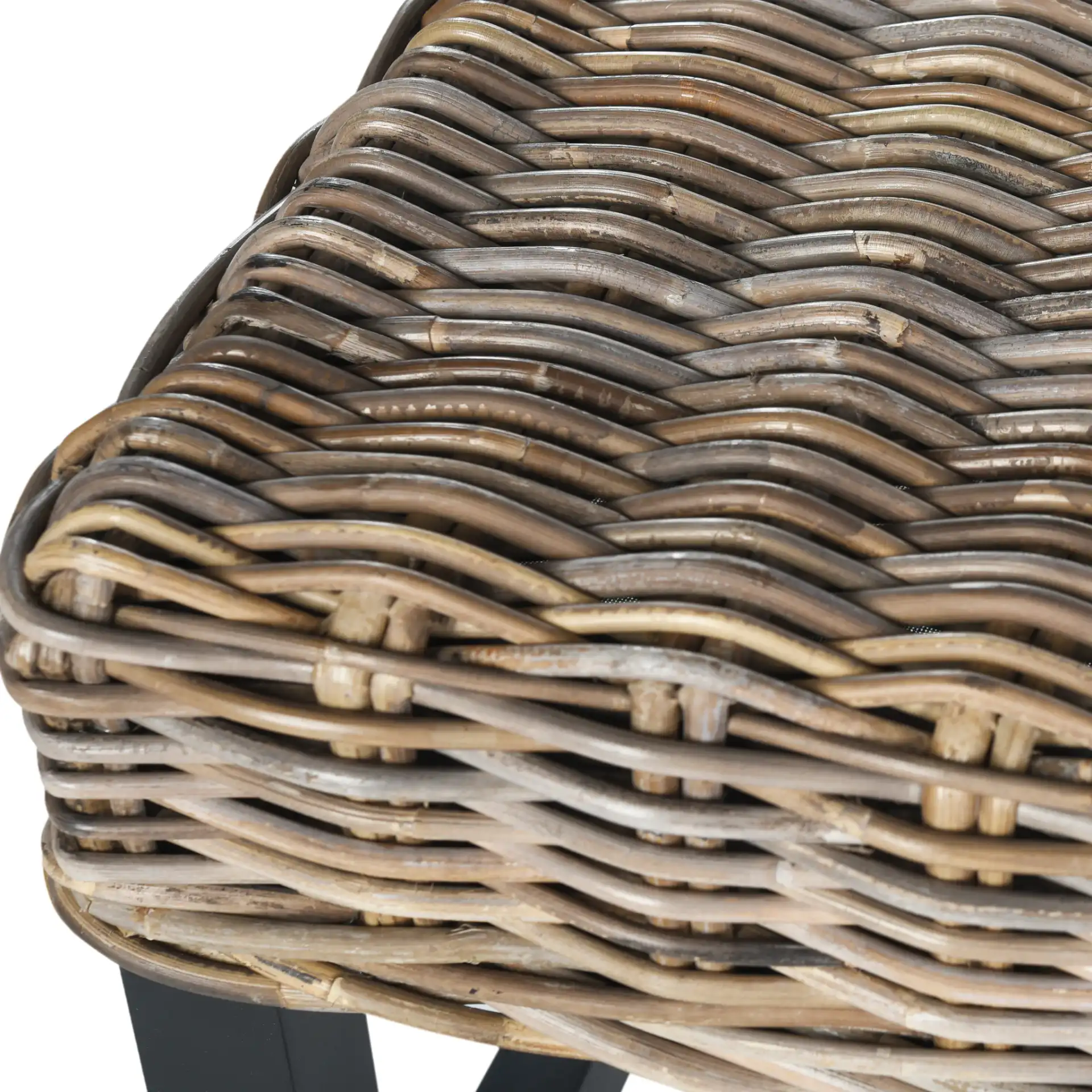 Omari Stool in Gray in a styled room