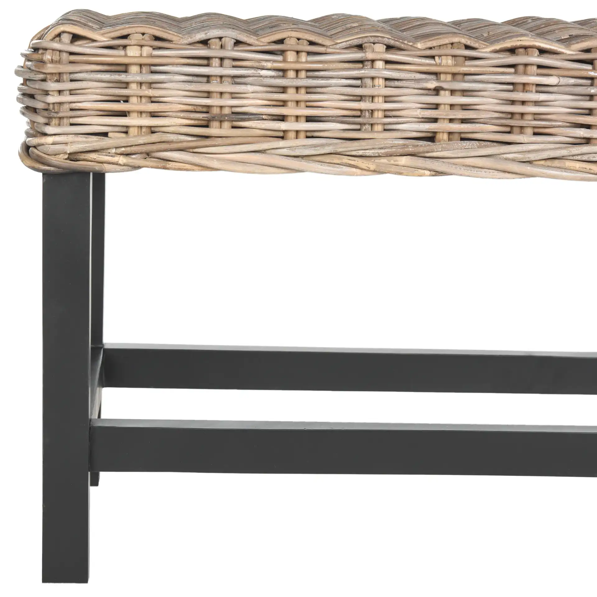 Omari Stool in Gray, detail view