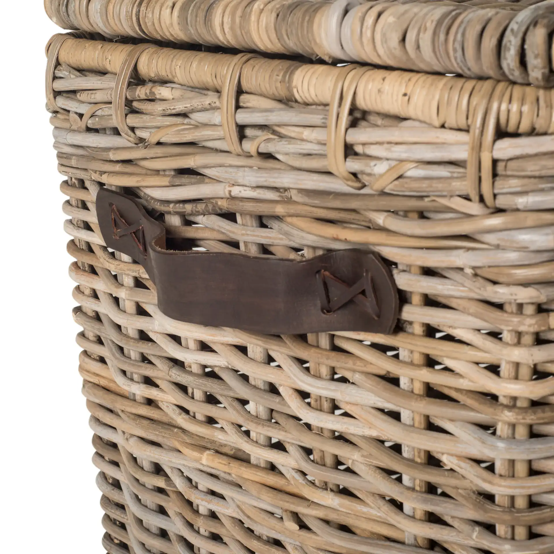 Amancio Trunk in Gray in a styled room