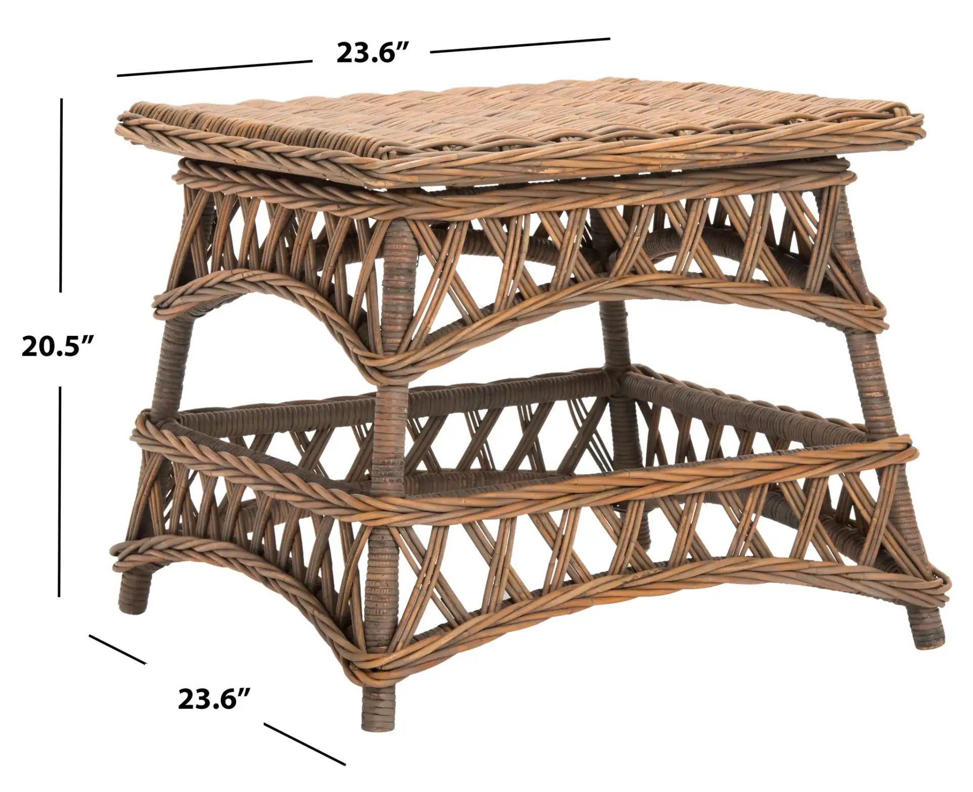 Sora Accent Table in Natural, detail view