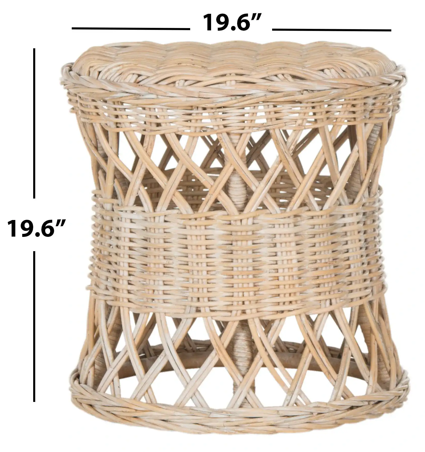 Desta Round Table in Natural, detail view