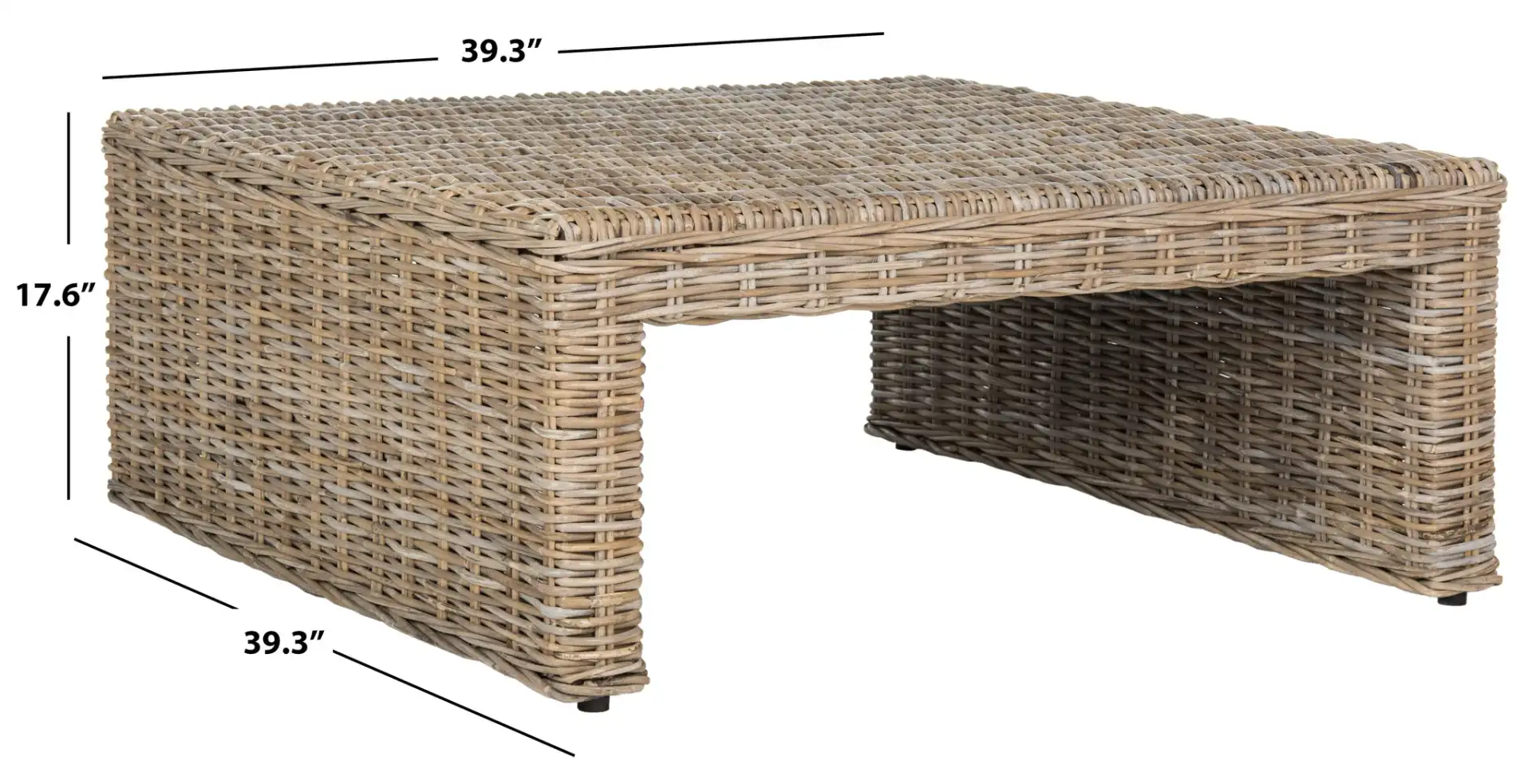 Persis Table in Natural, detail view