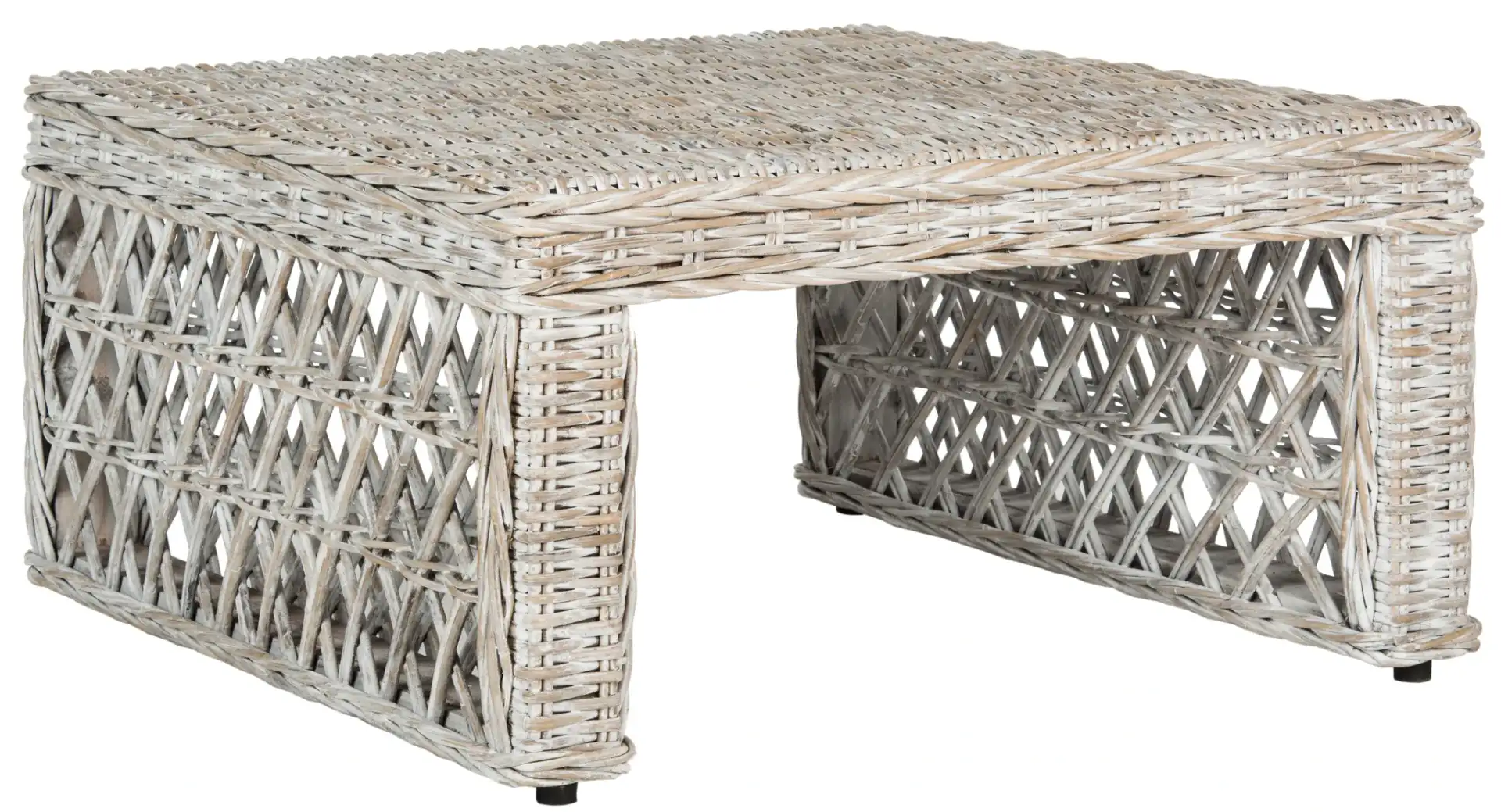 Shila Table in White Washed, detail view