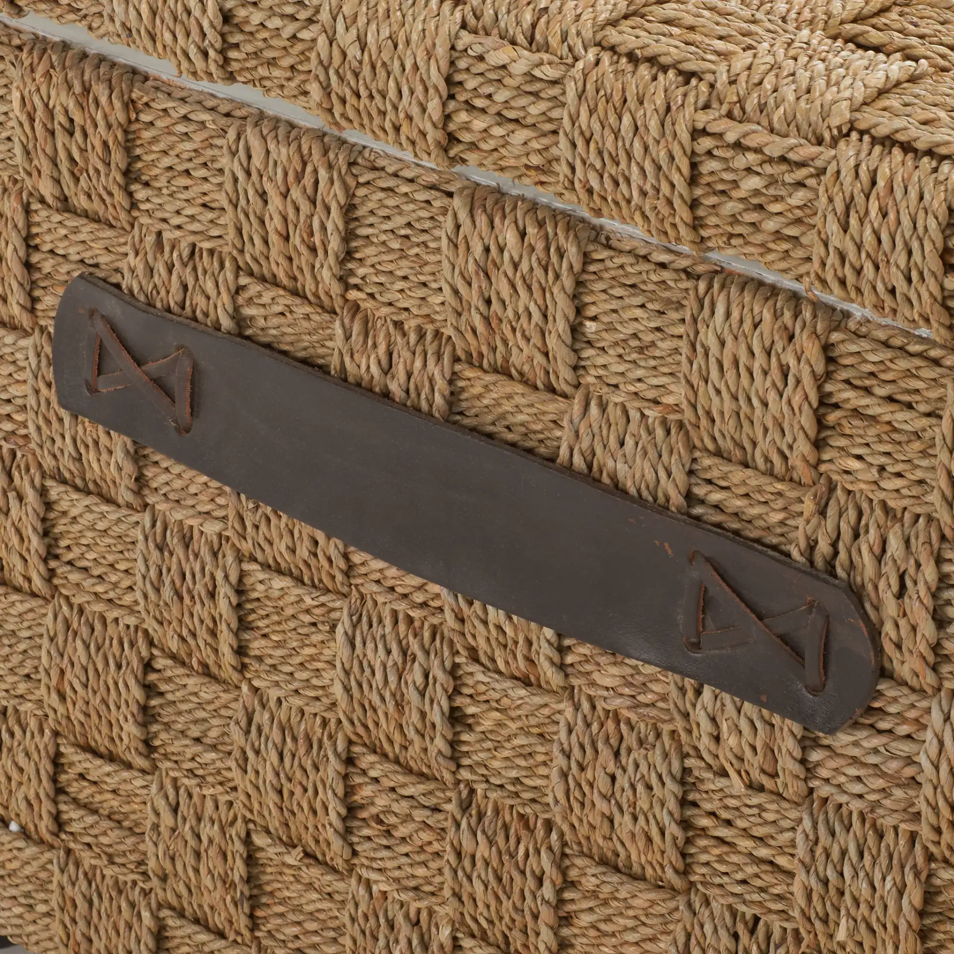 Ashban Trunk in Natural in a styled room
