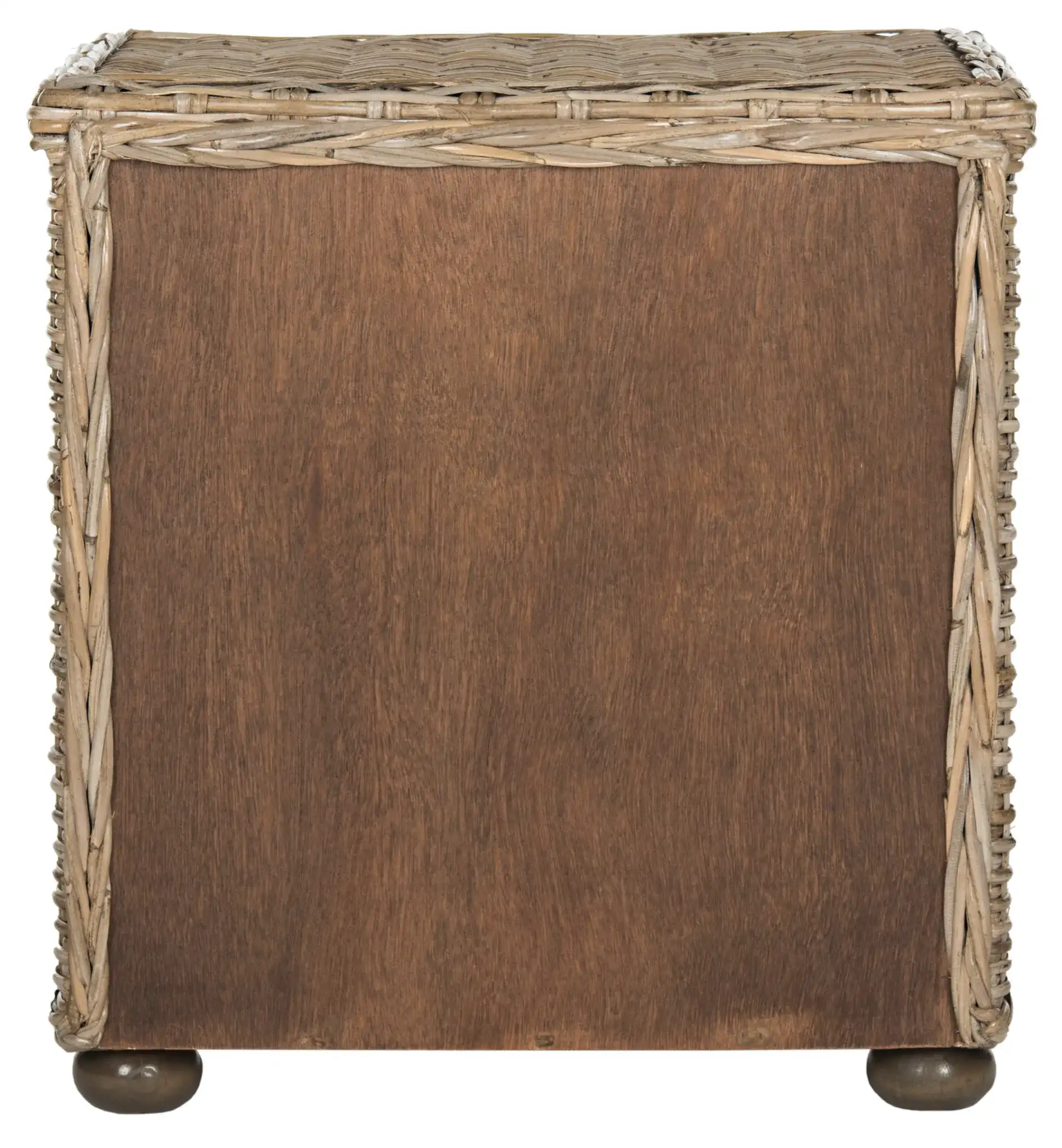 Lagos End Table in Gray, detail view