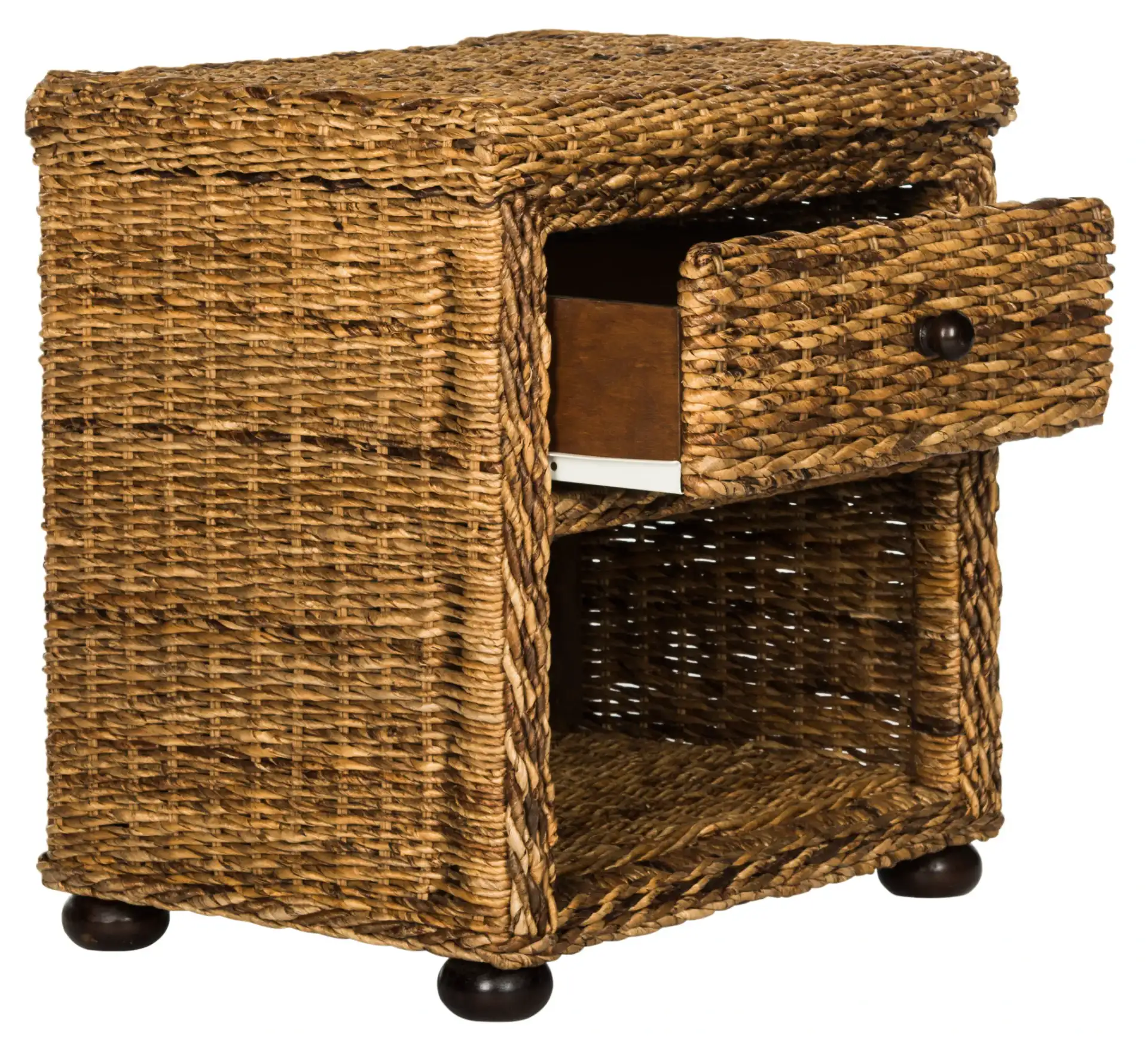 Magi End Table in Brown, detail view