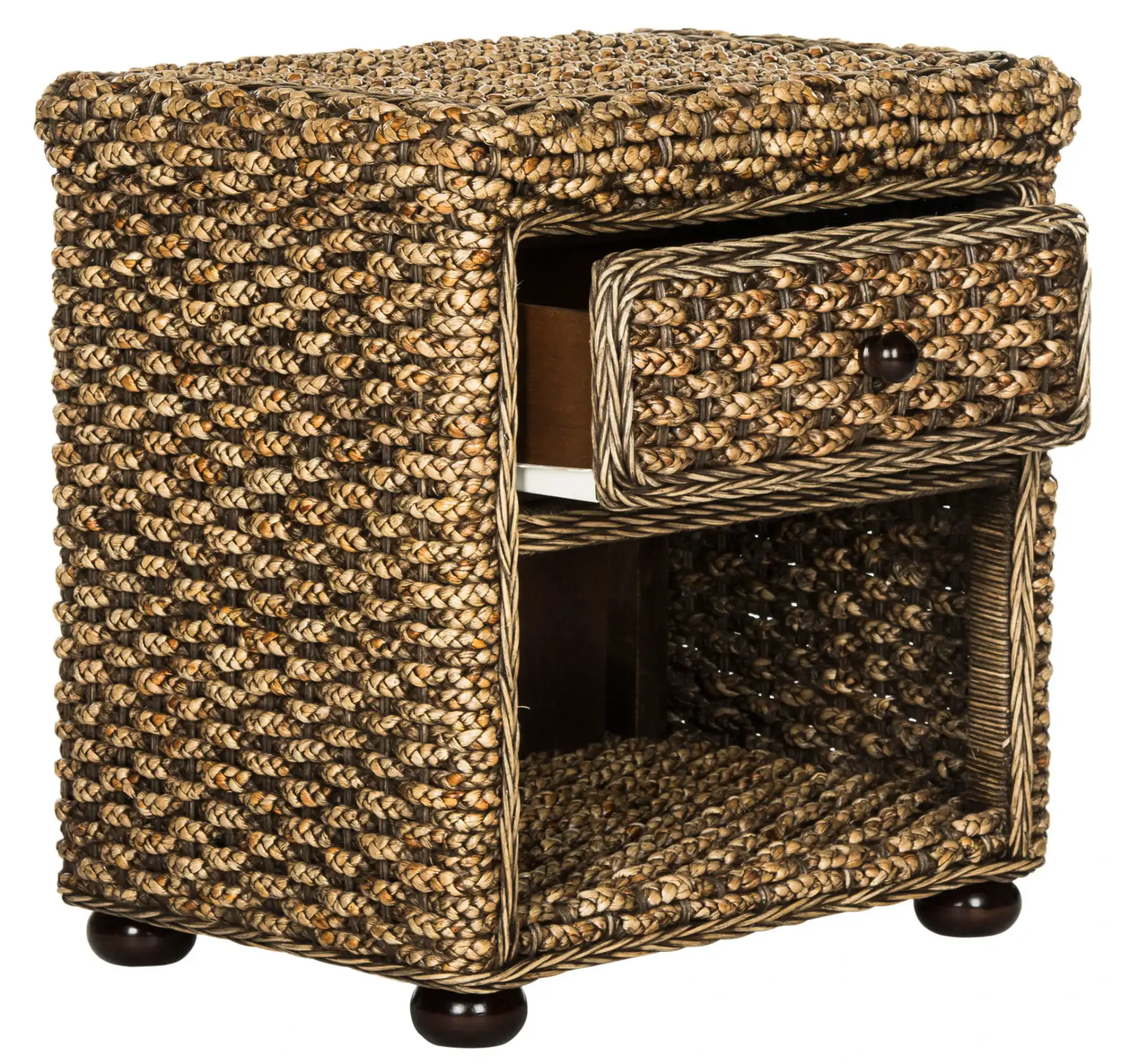 Musa End Table in Brown Wash