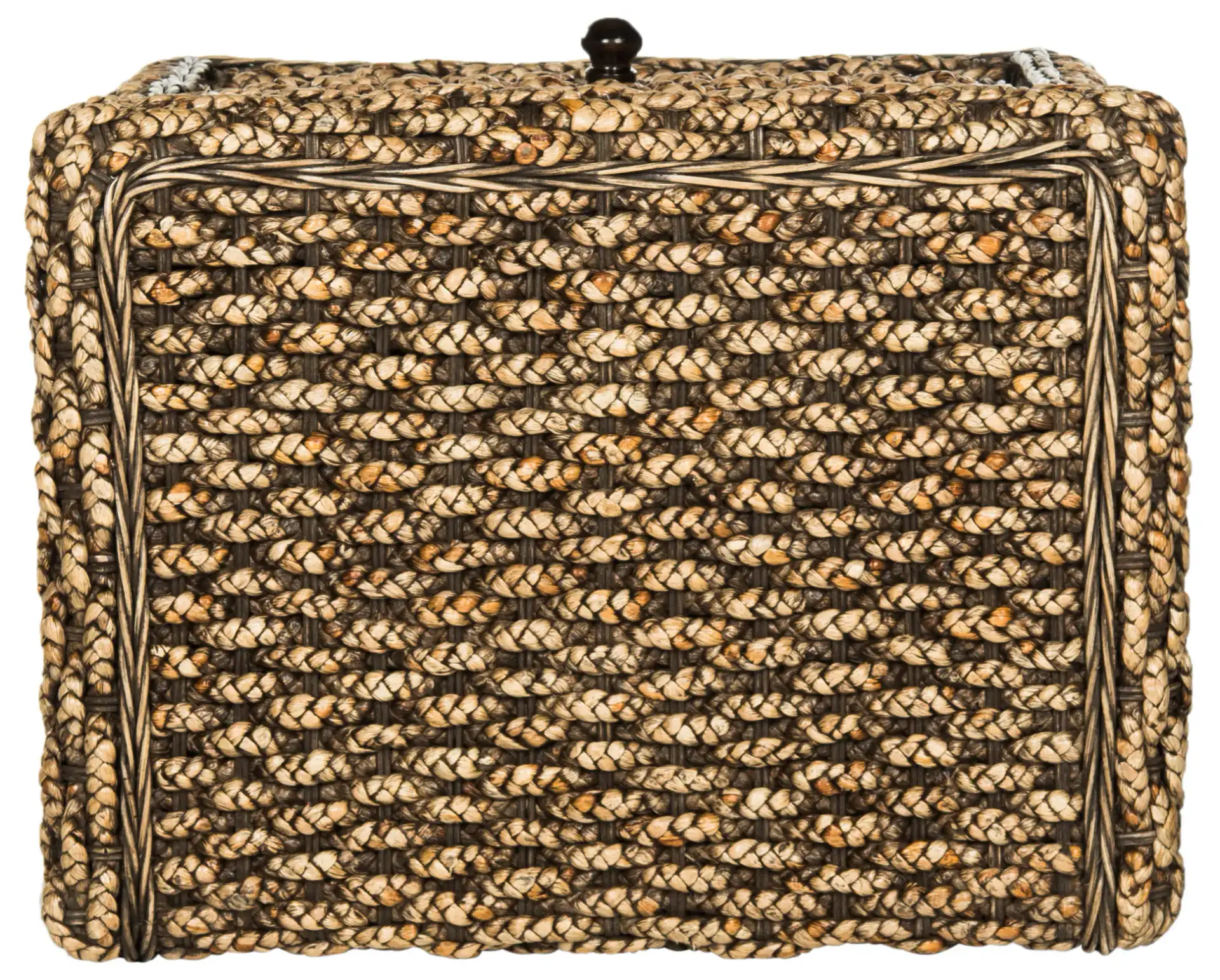 Musa End Table in Brown Wash, detail view