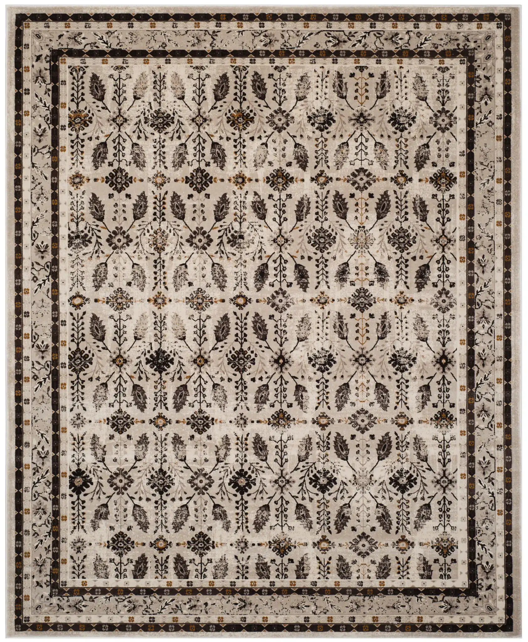Cream / Brown