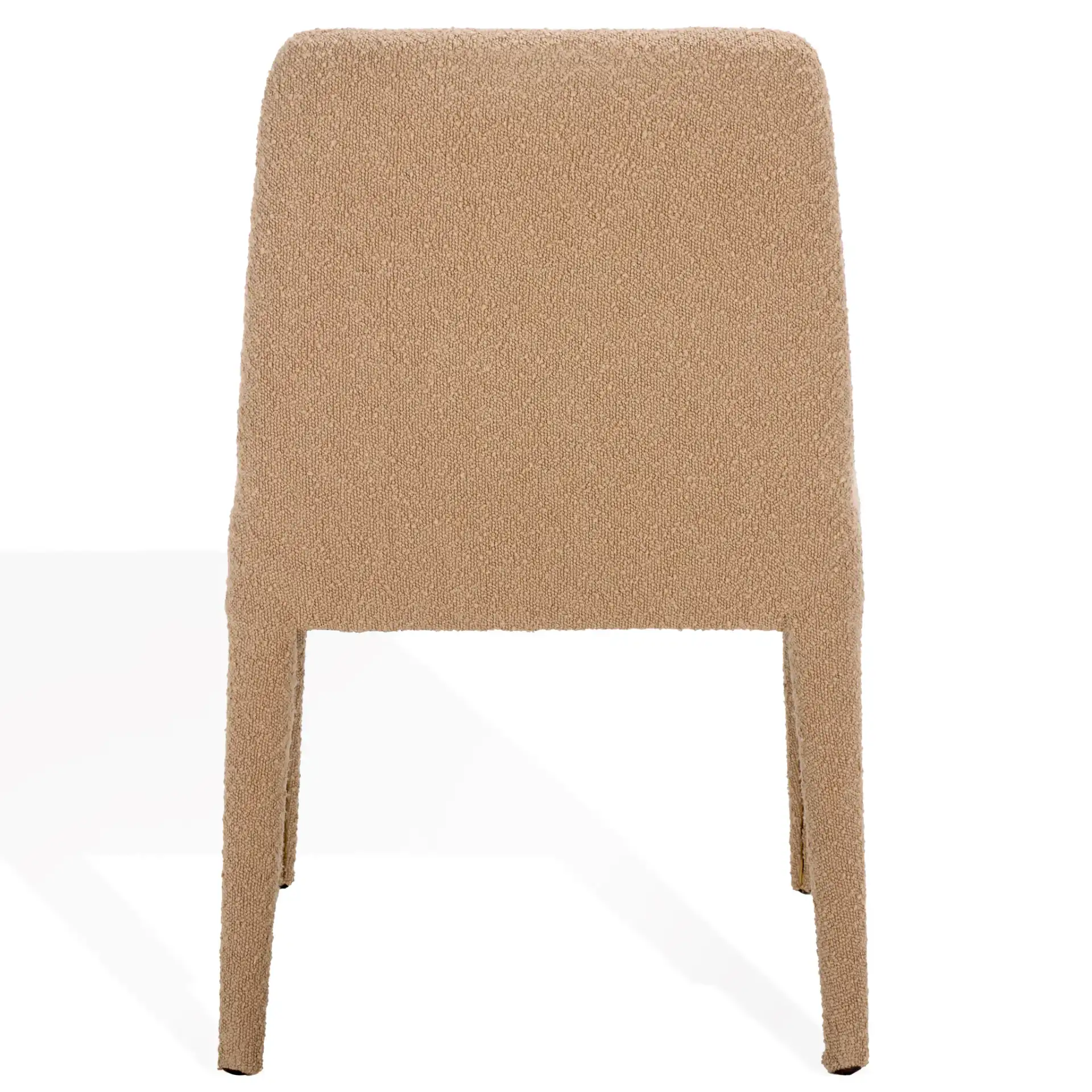 Derrick Boucle Dining Chair (Set Of 2) in Rusty Orange, detail view