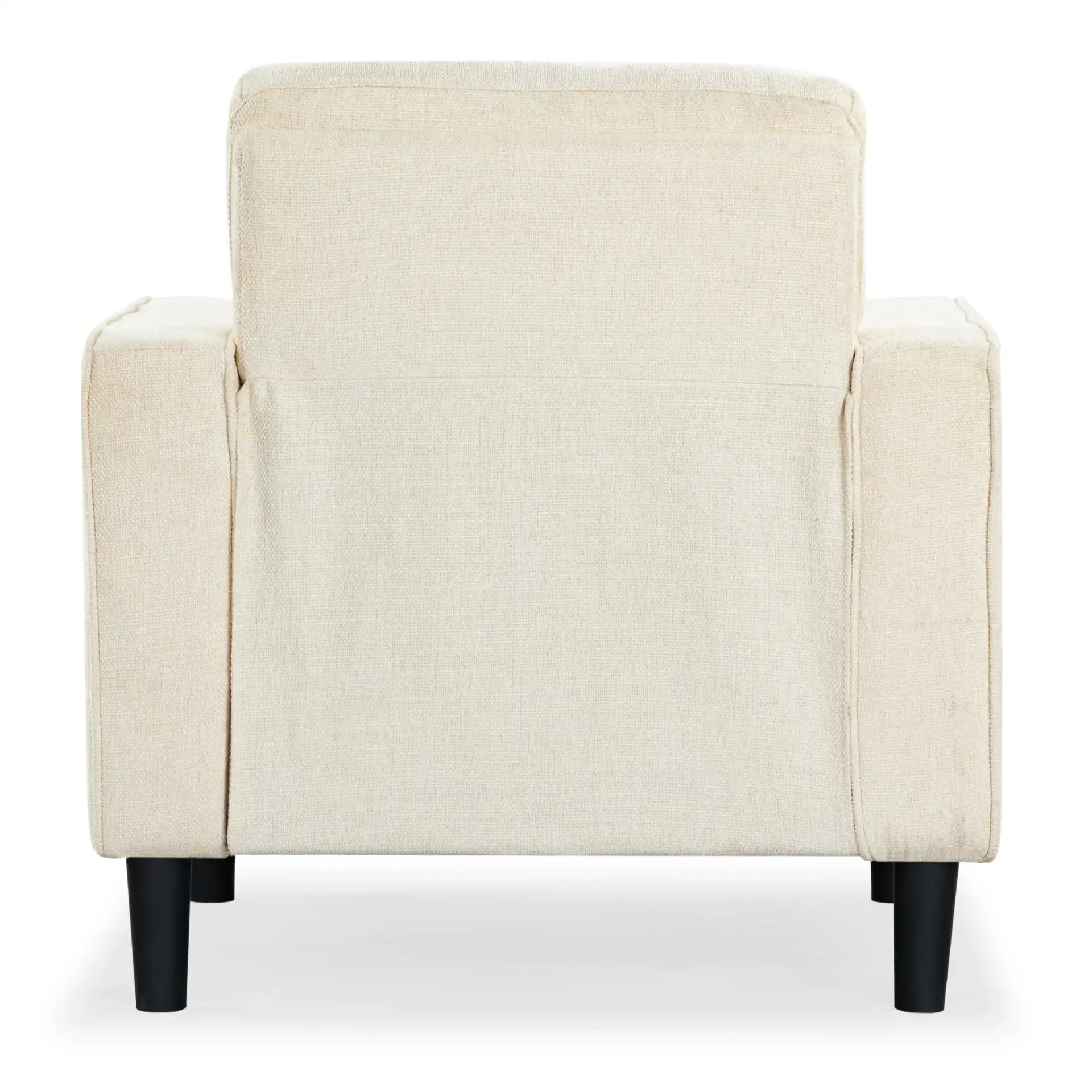 Felicianya Modern Accent Chair in Cream, detail view