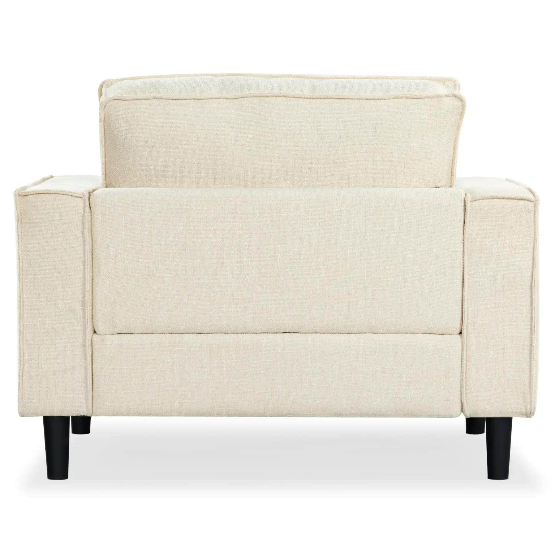 Kalyna Accent Chair in Cream, detail view