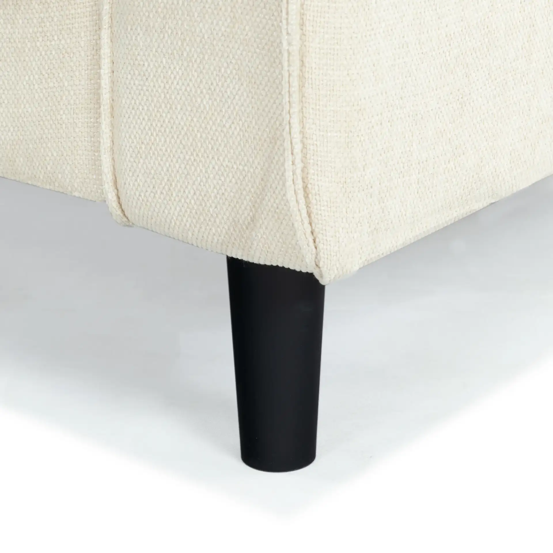 Kalyna Accent Chair in Cream, detail view