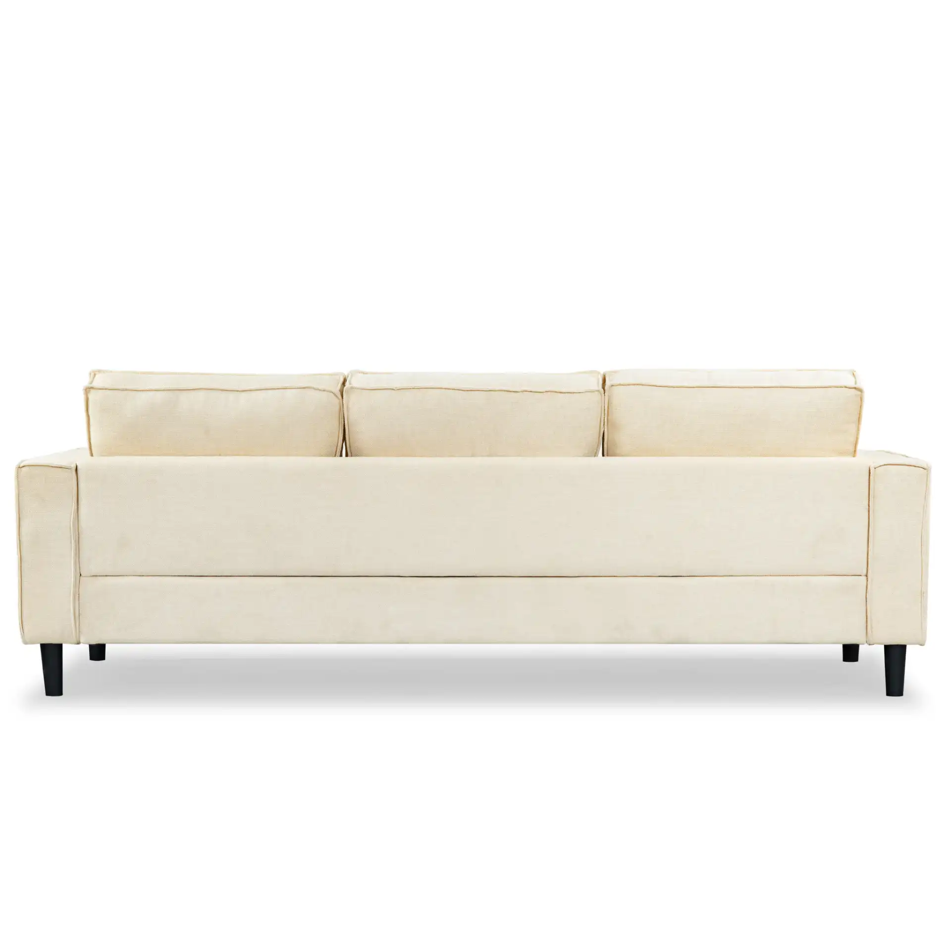 Kalyna Three-Seater Sofa in Cream, detail view