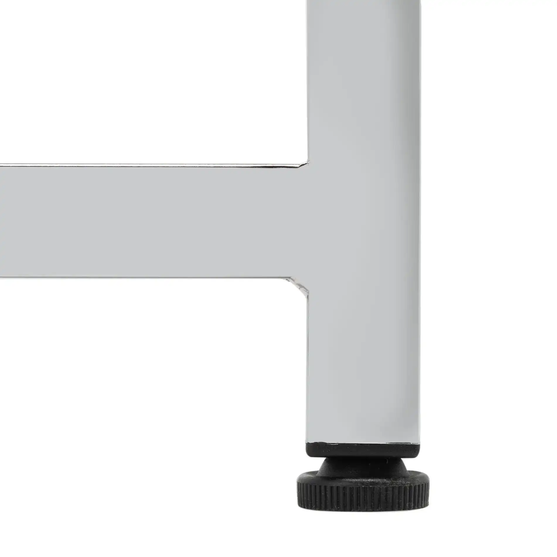 Benoit Chrome Bookcase in Chrome, detail view