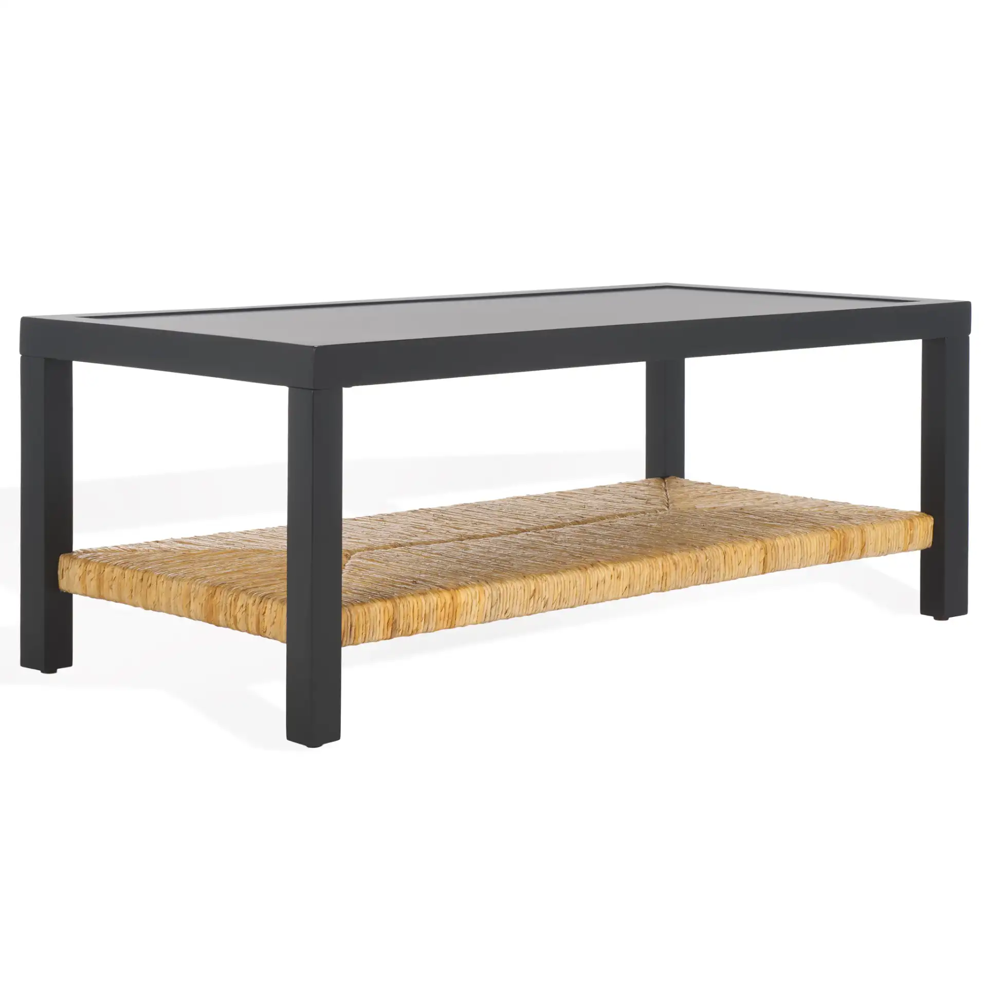 Berlynne Banana Coffee Table in Black / Natural, detail view