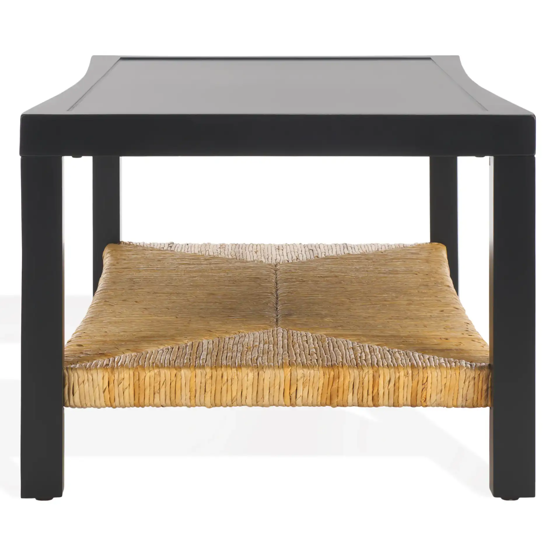 Berlynne Banana Coffee Table in Black / Natural, detail view