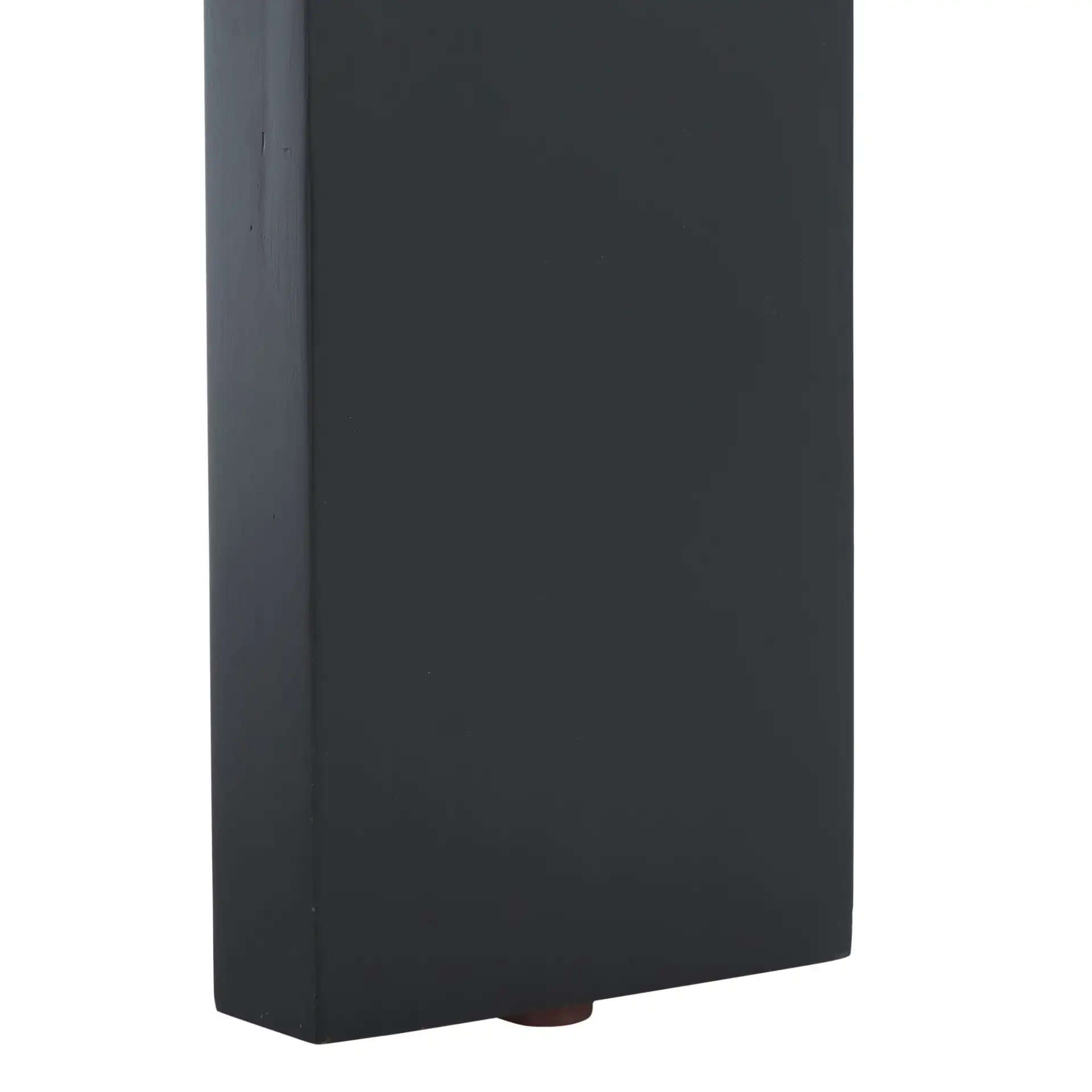Nikole Rectangular Wood Coffee Table in Black, detail view