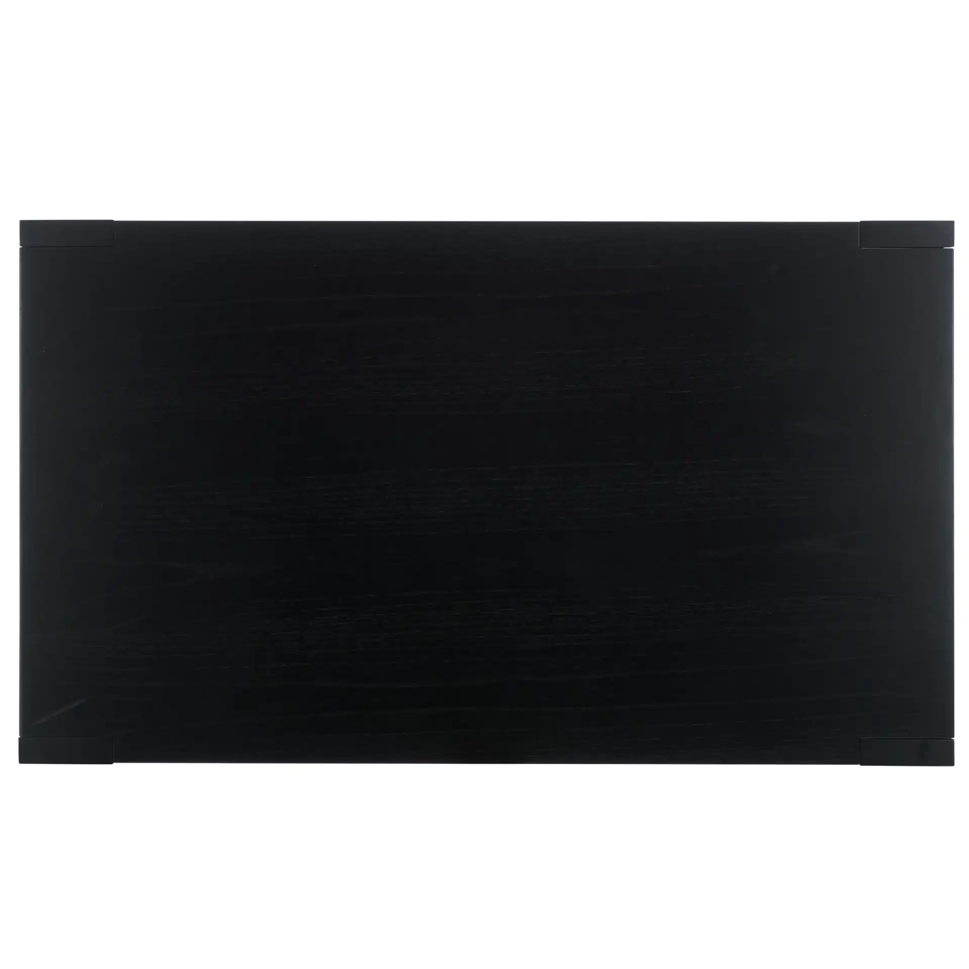 Nikole Rectangular Wood Coffee Table in Black, detail view