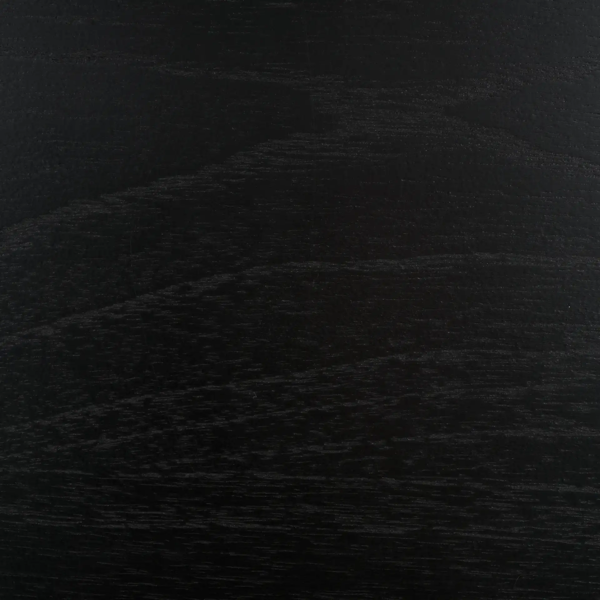 Leonardi Oval Wood Accent Table in Black, detail view