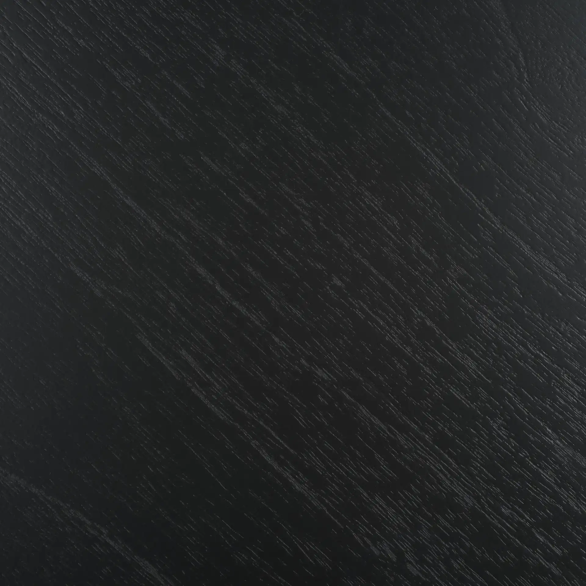 Leonardi Round Wood Accent Table in Black, detail view