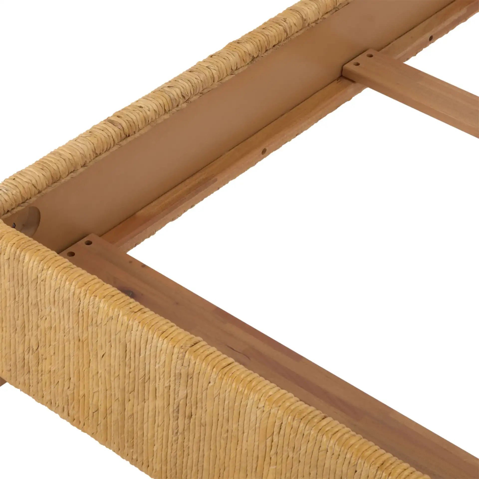 Glenburg Banana Stem Bed in Natural in a styled room