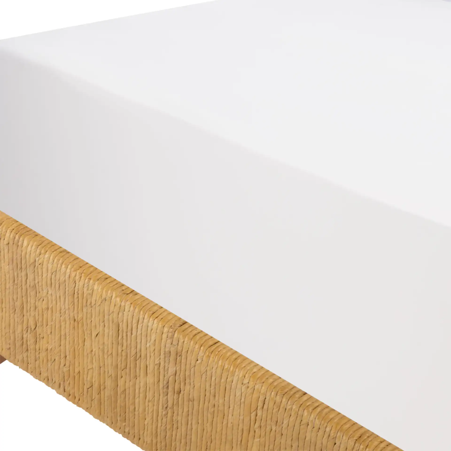 Glenburg Banana Stem Bed in Natural in a styled room